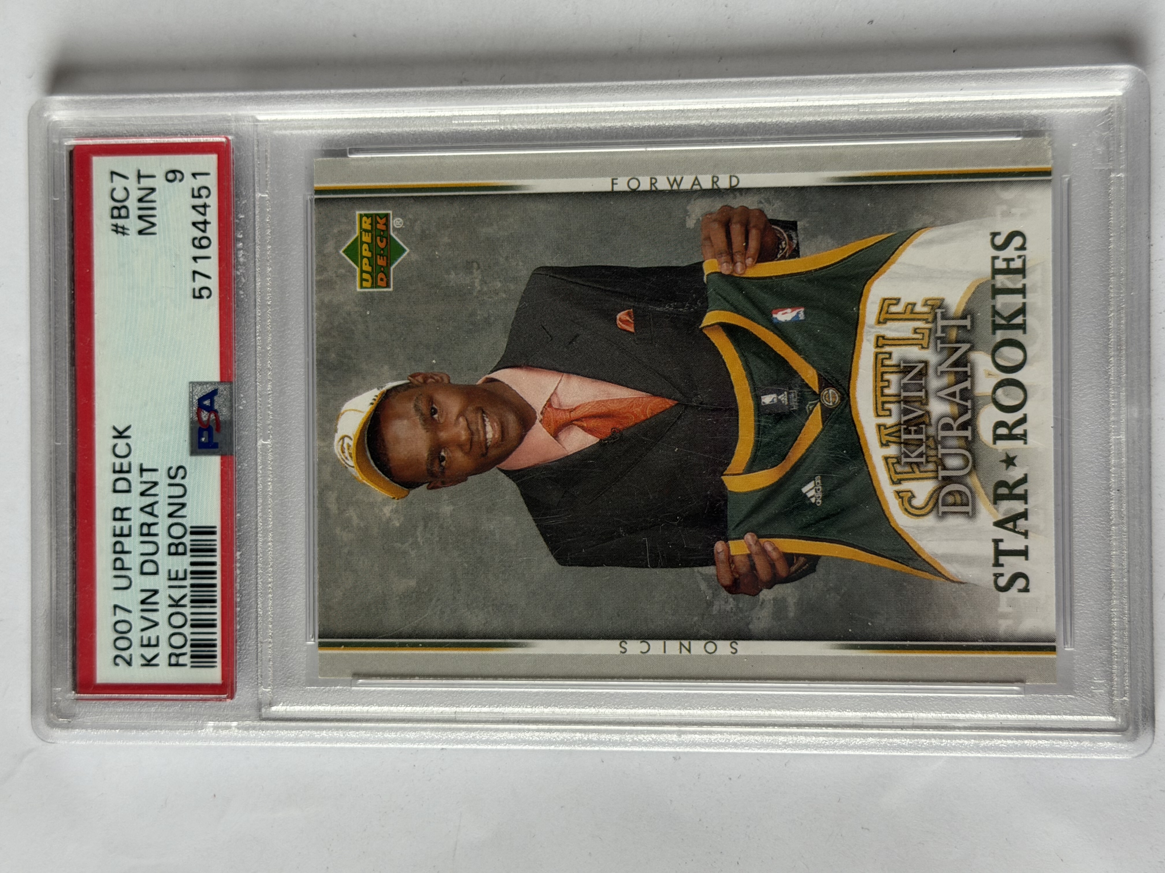 Carta PSA Kevin Durant