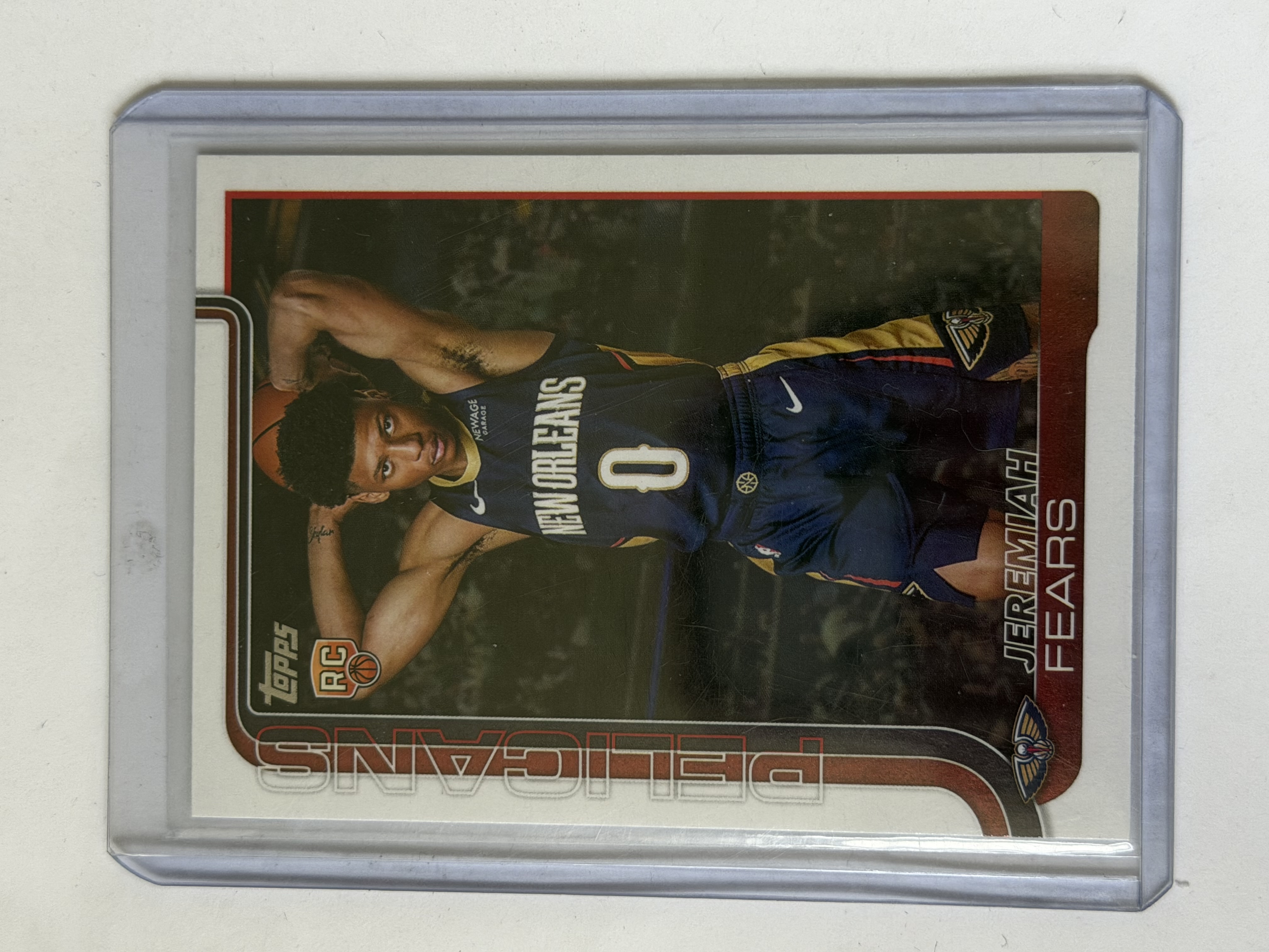 Carta Rookie Jeremiah Fears