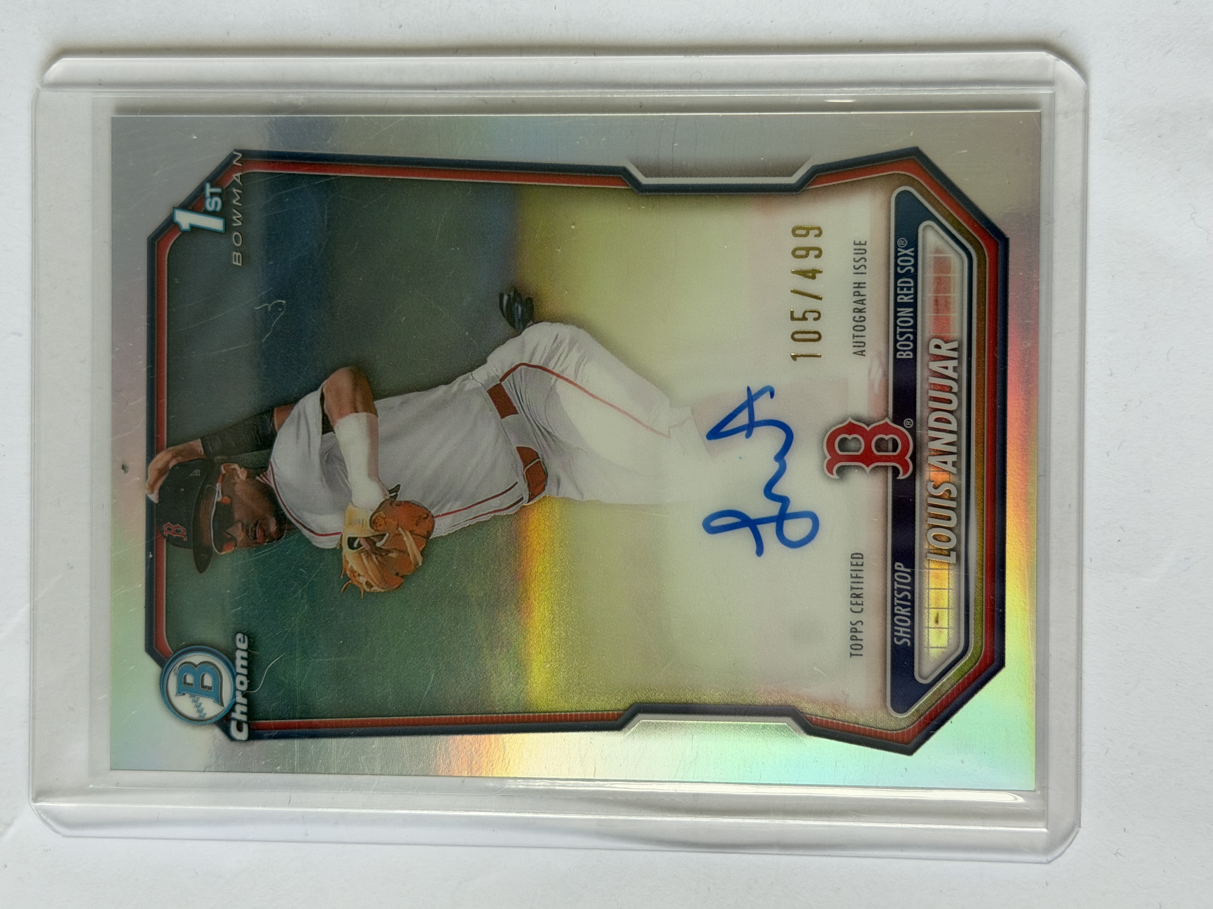 Carta Louis Andujar 105/499 Auto