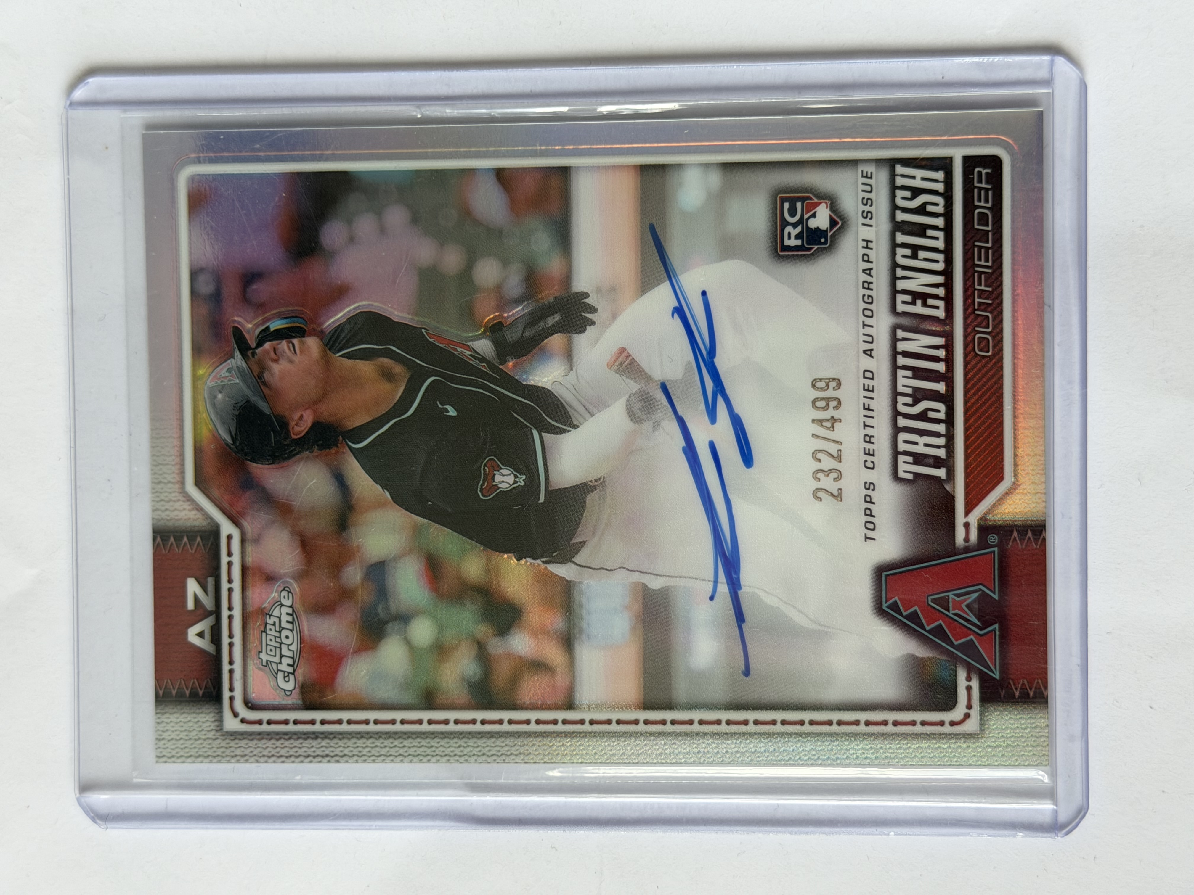 Carta Rookie Tristin English 232/499 Auto