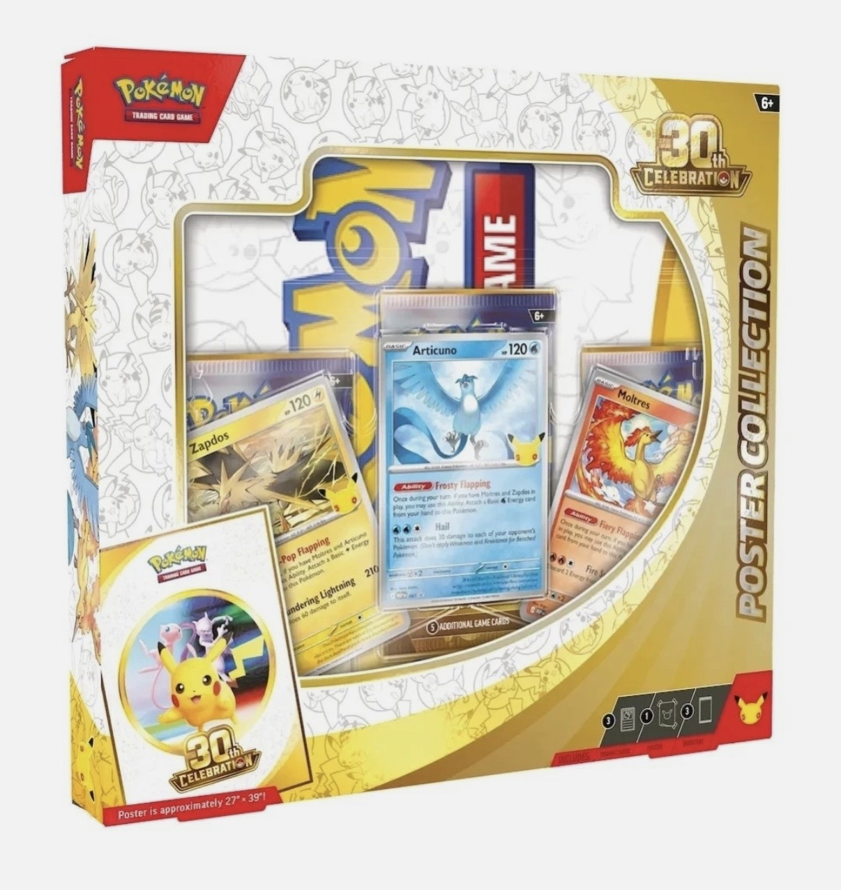 Caja Pokemon 30th Anniversary Poster Collection
