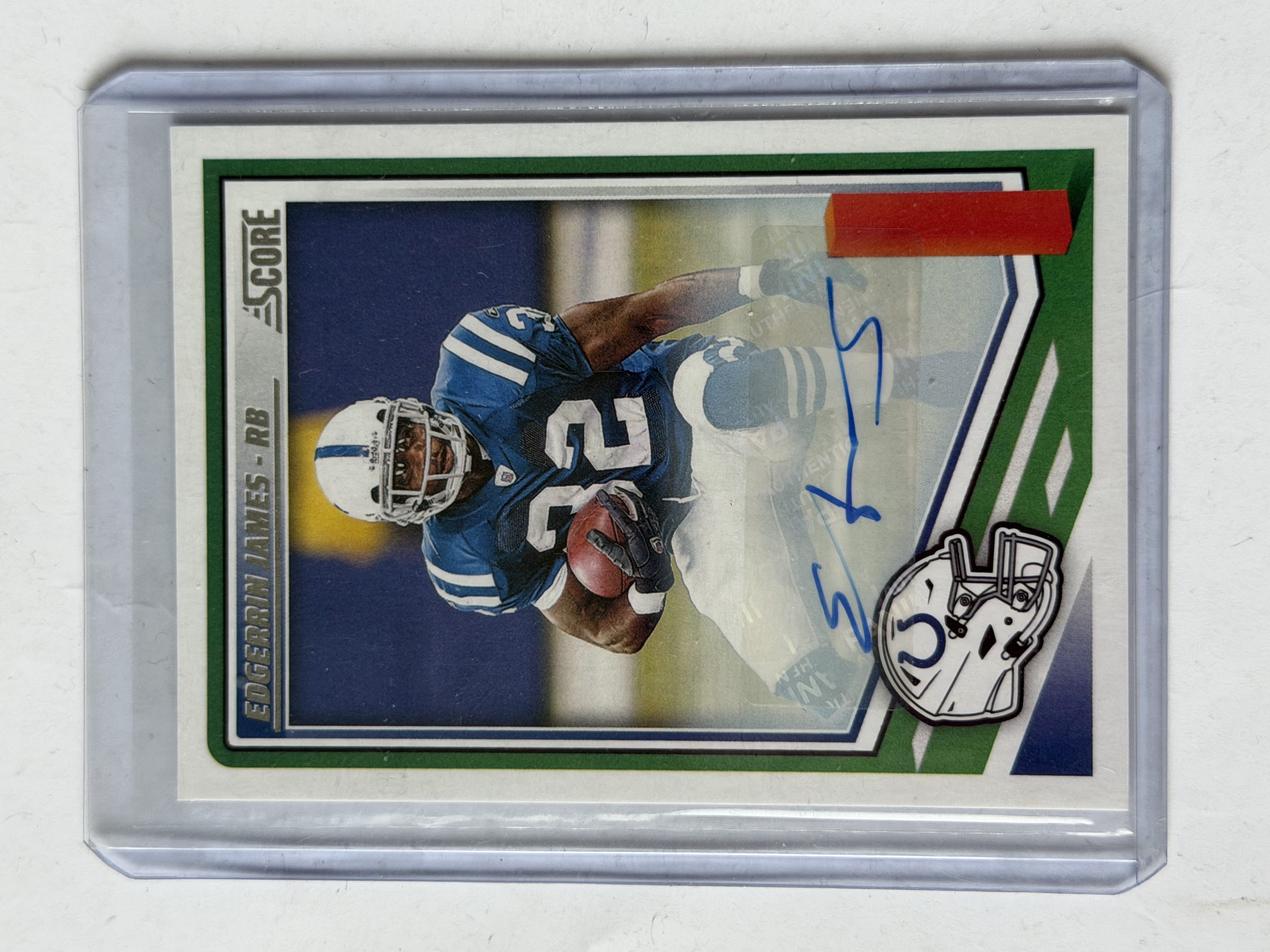 Carta Edgerrin James Auto