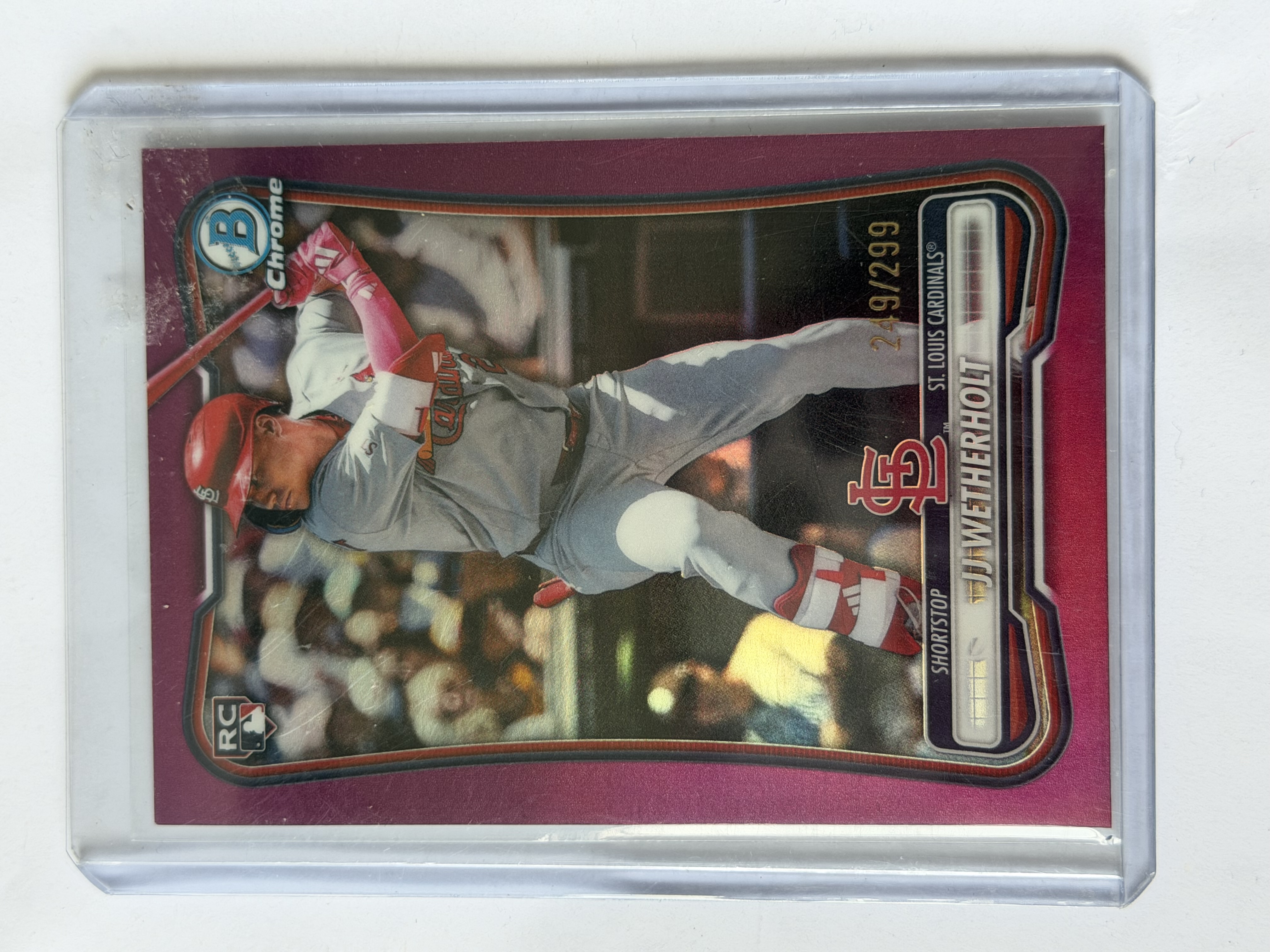Carta Rookie JJ Wetherholt 249/299