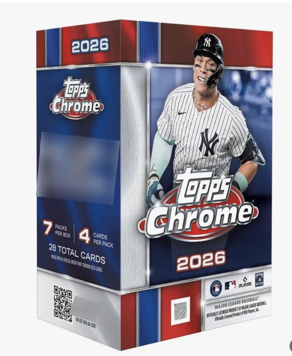 Caja Topps Chrome 2026 Baseball