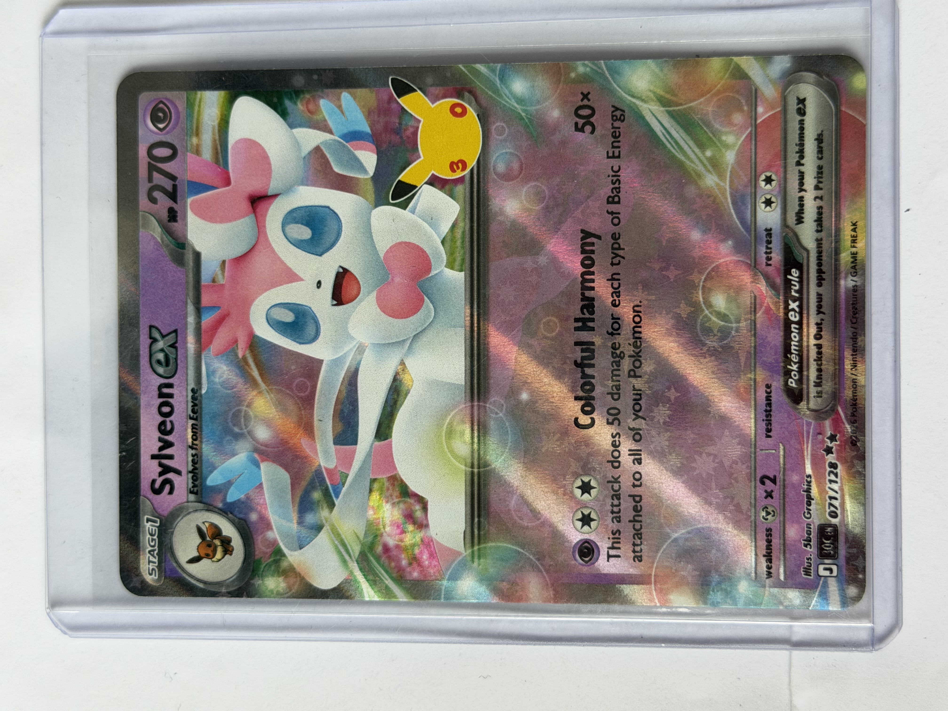 Carta Sylveon ex — Pokémon 30th Celebration