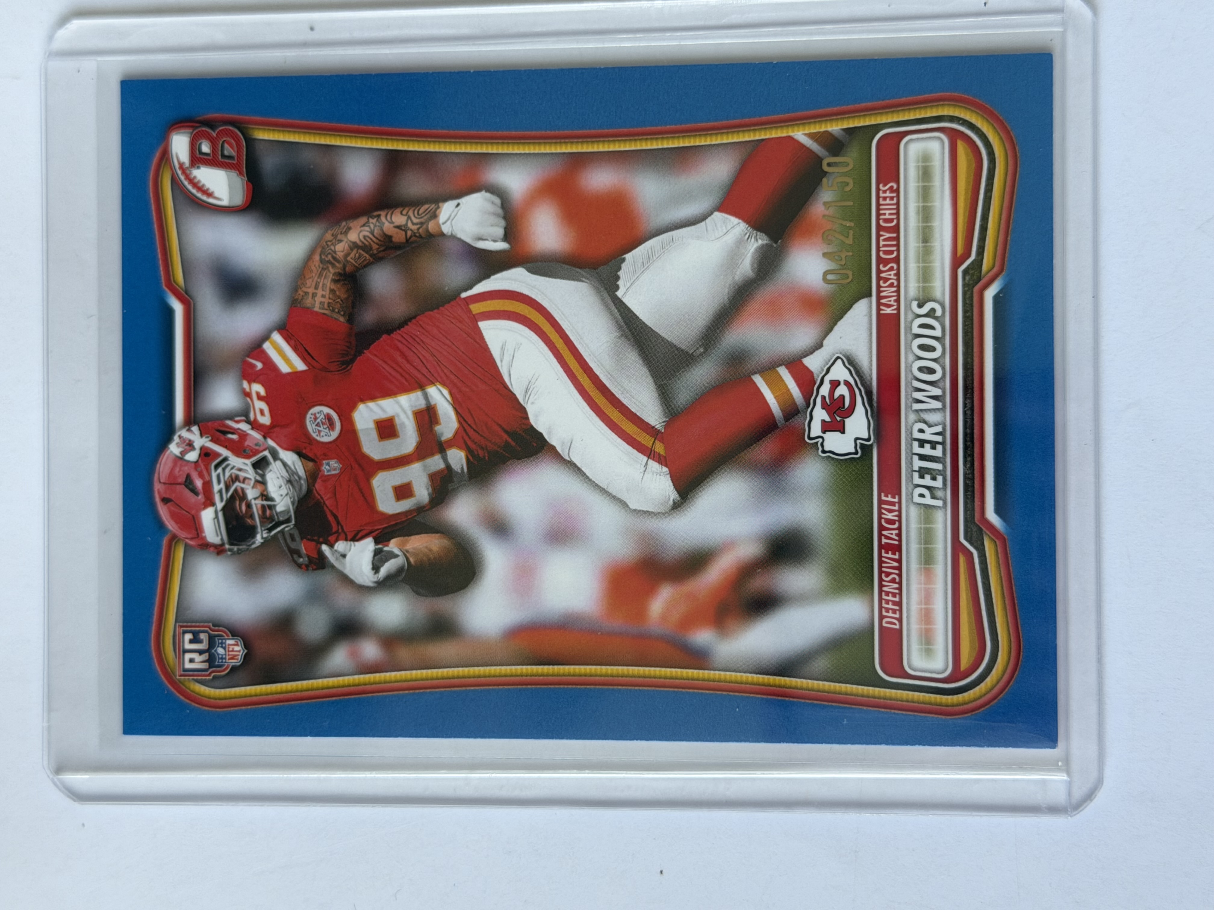 Carta Rookie Peter Woods 42/150