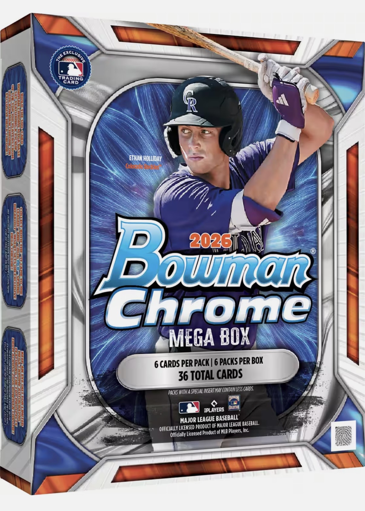 Caja 2026 Topps Chrome Bowman Baseball Mega Box