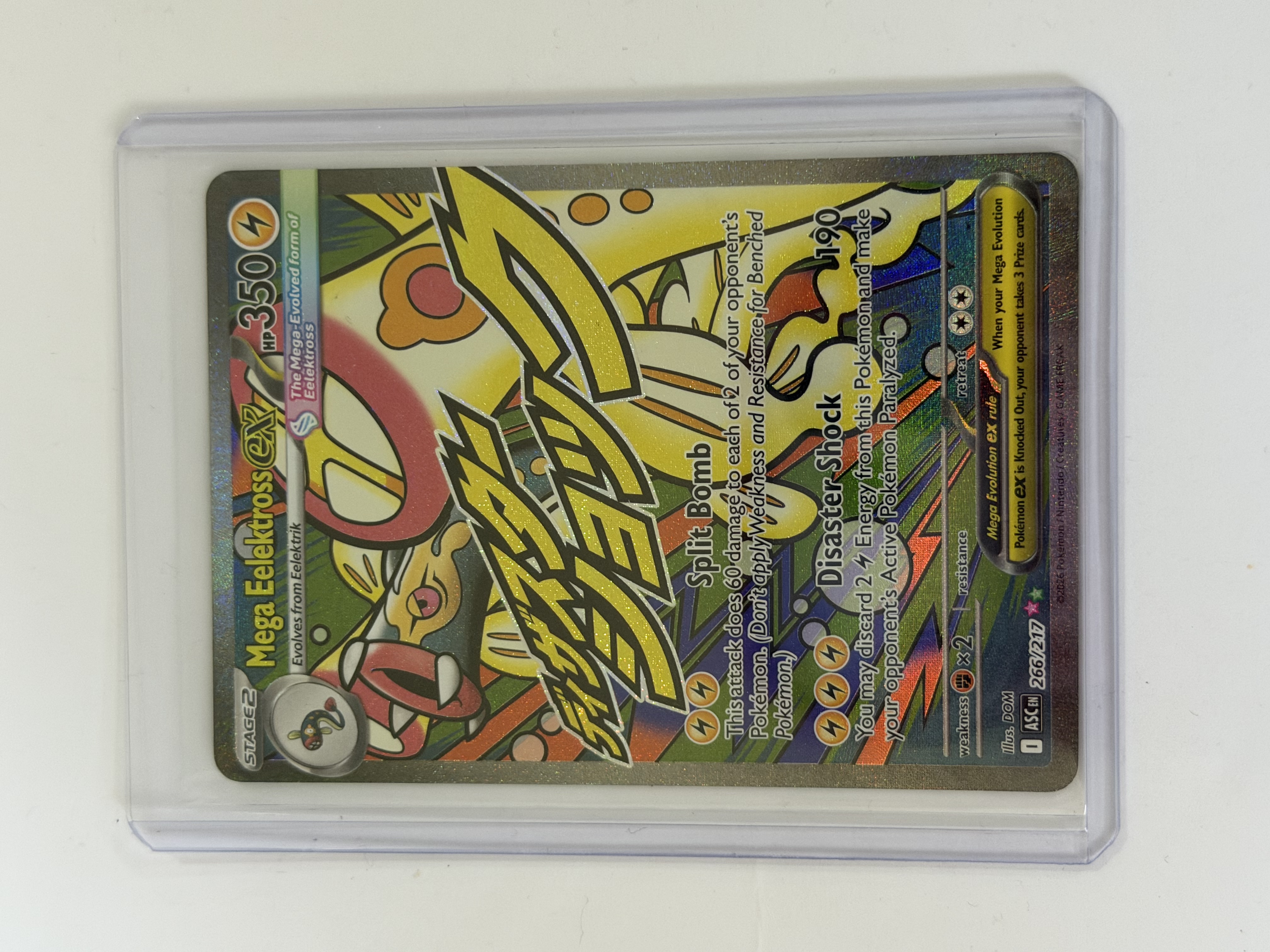 Carta Mega Eelectross Ex Pokemon