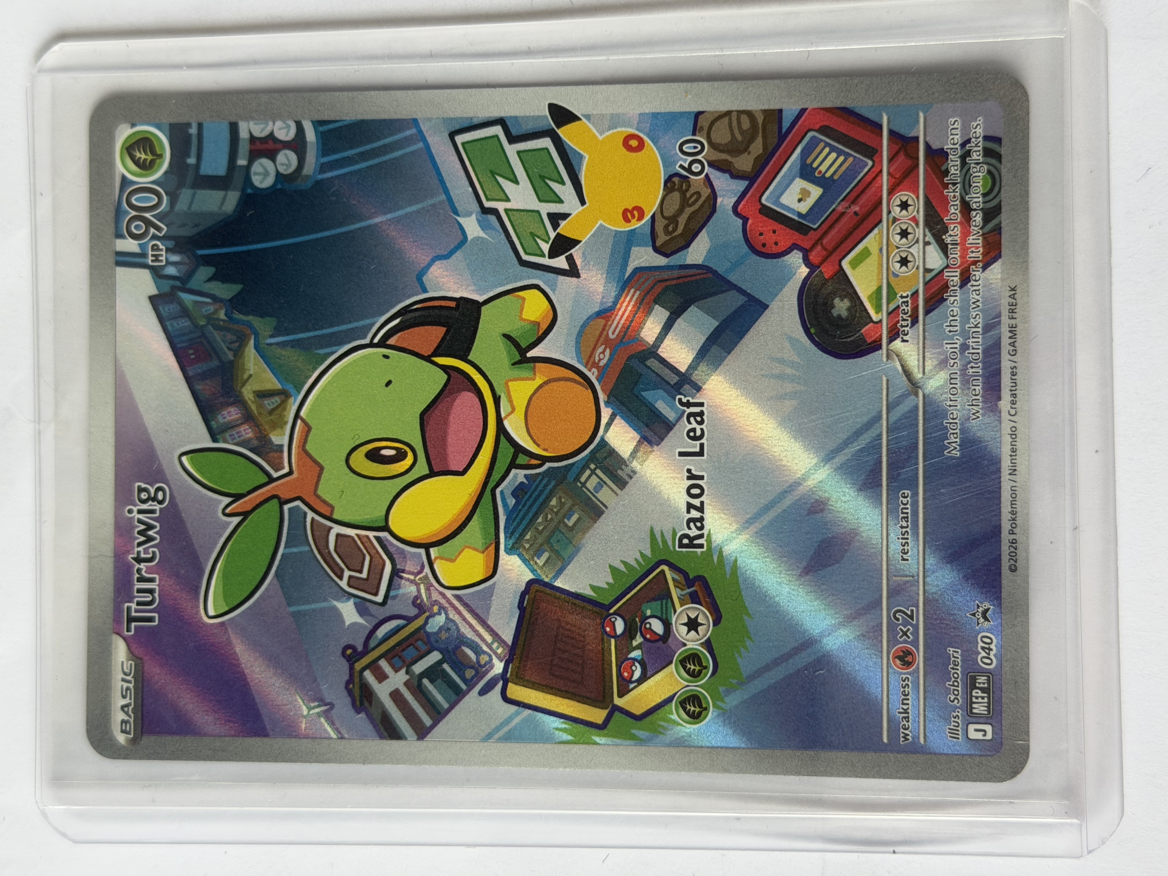 Carta Turtwig 040 — Pokémon 30th Anniversary