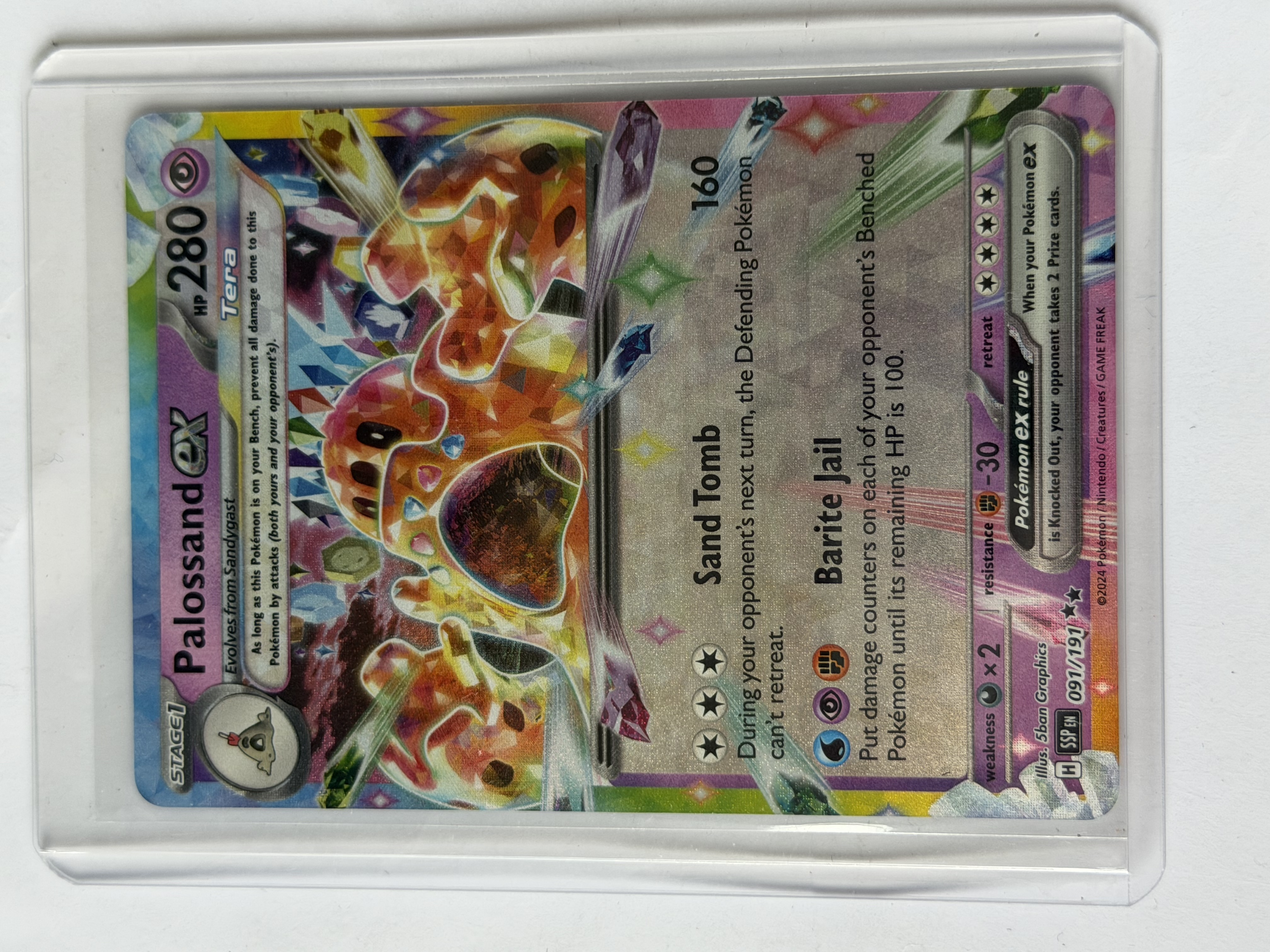 Carta Palossand ex 091/191 — Surging Sparks