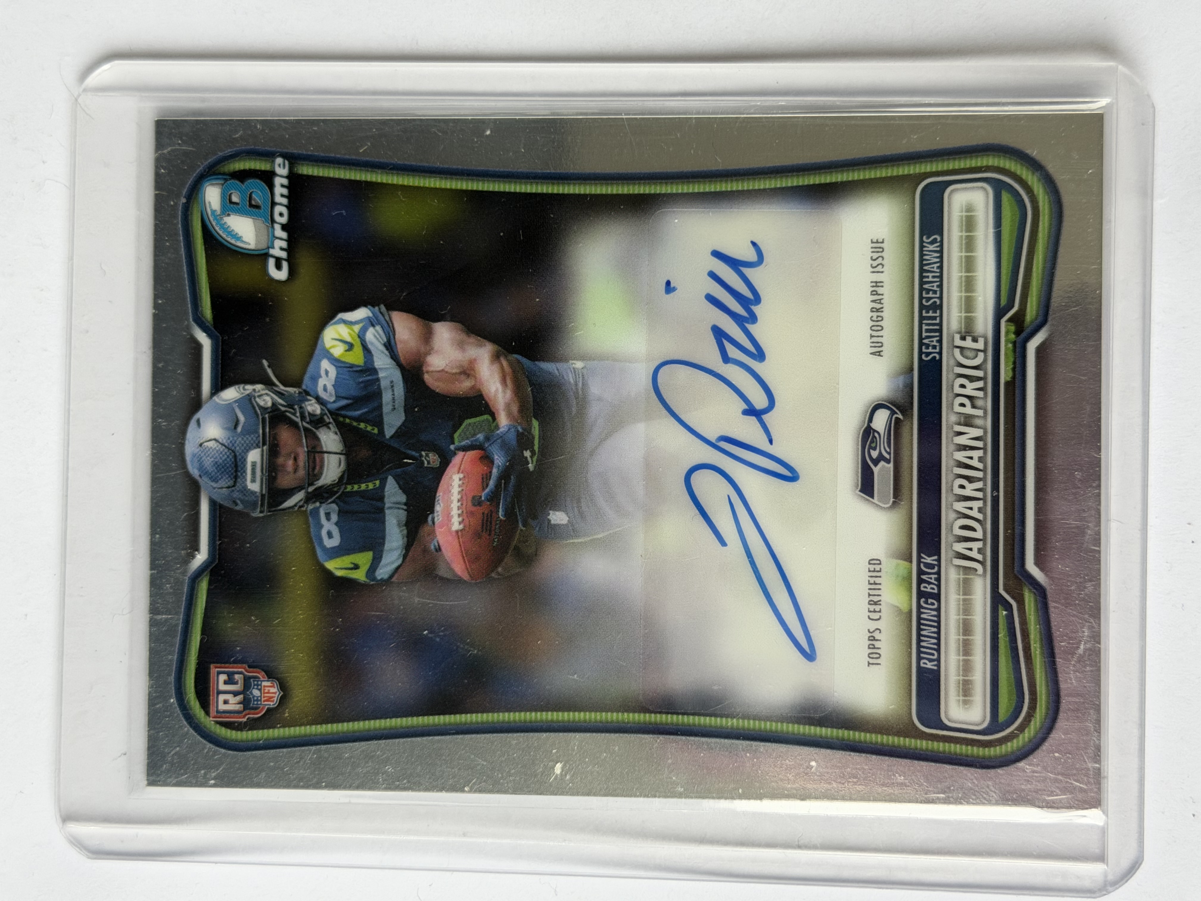 Carta Jadarian Price — Rookie Autograph | 2026 Bowman Chrome