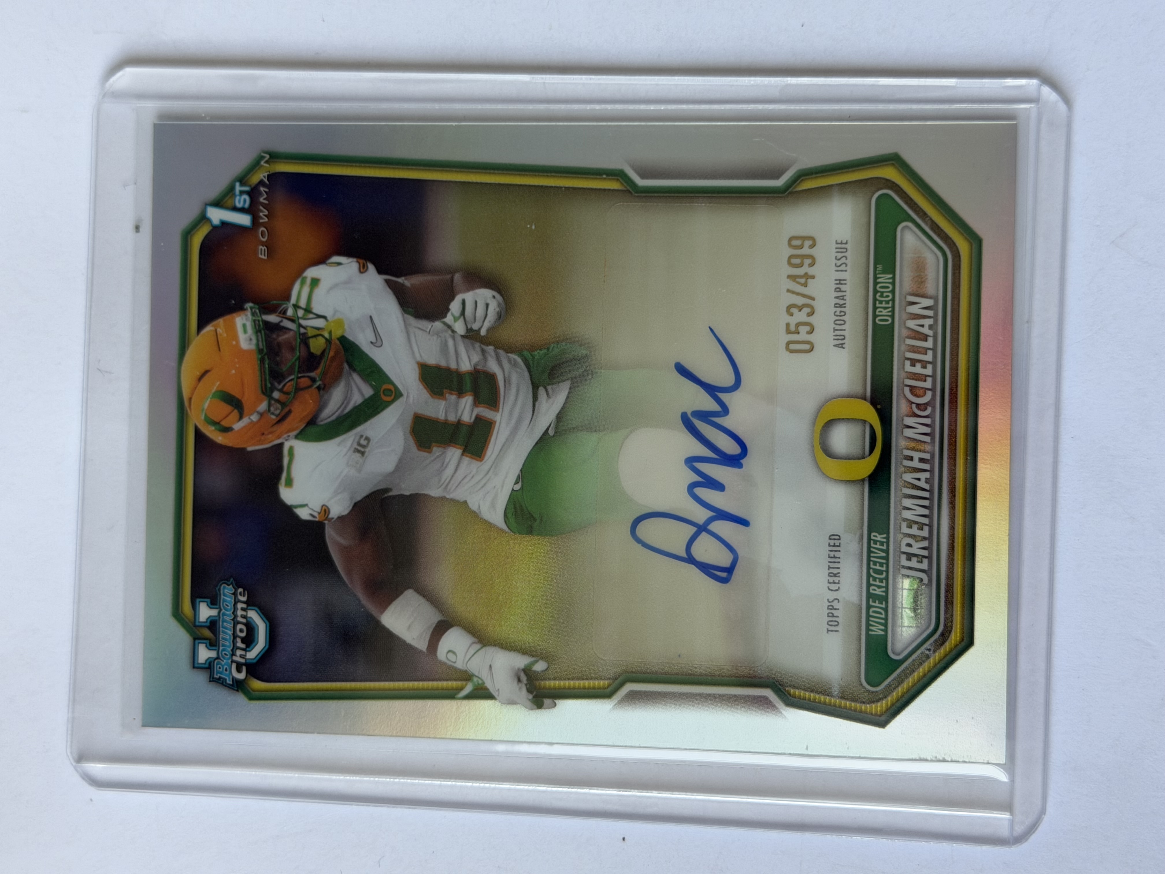 Carta Jeremiah McClellan 53/499 Auto