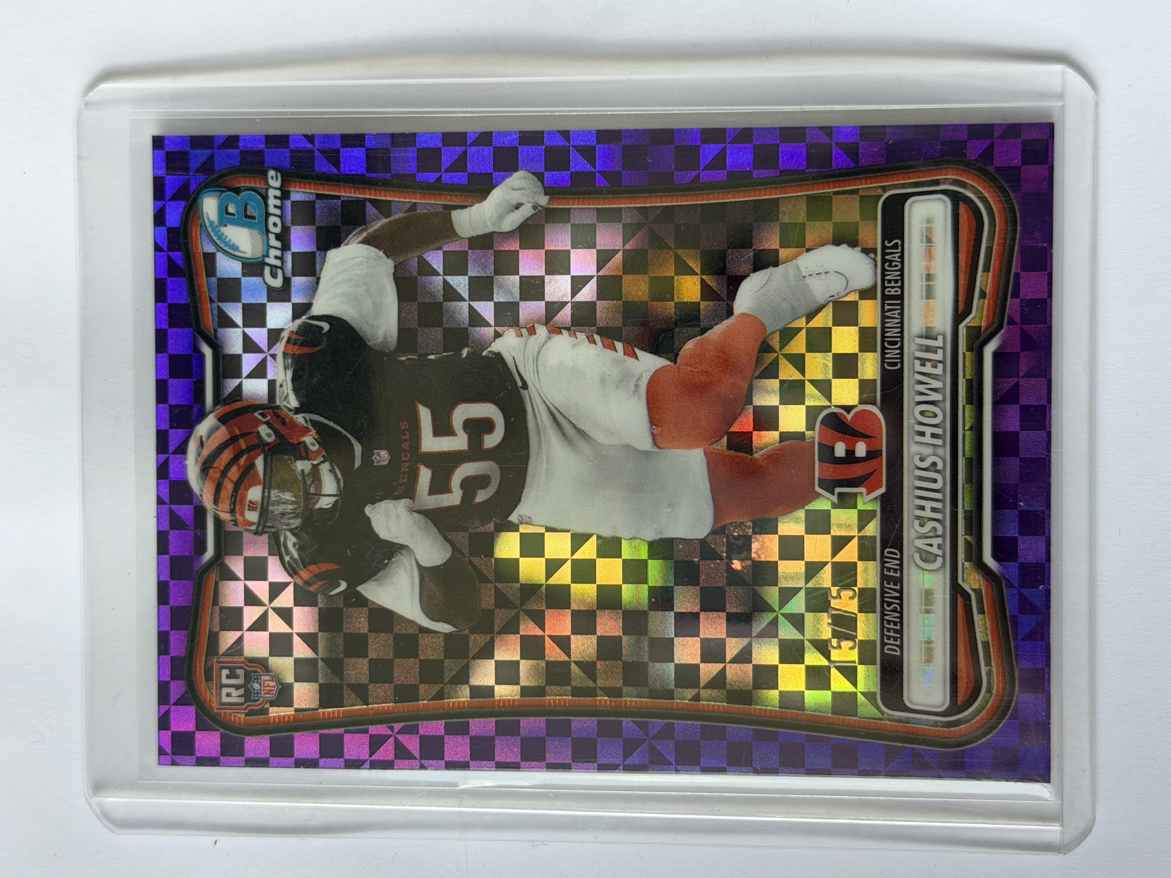Carta Rookie Cashius Howell 15/75