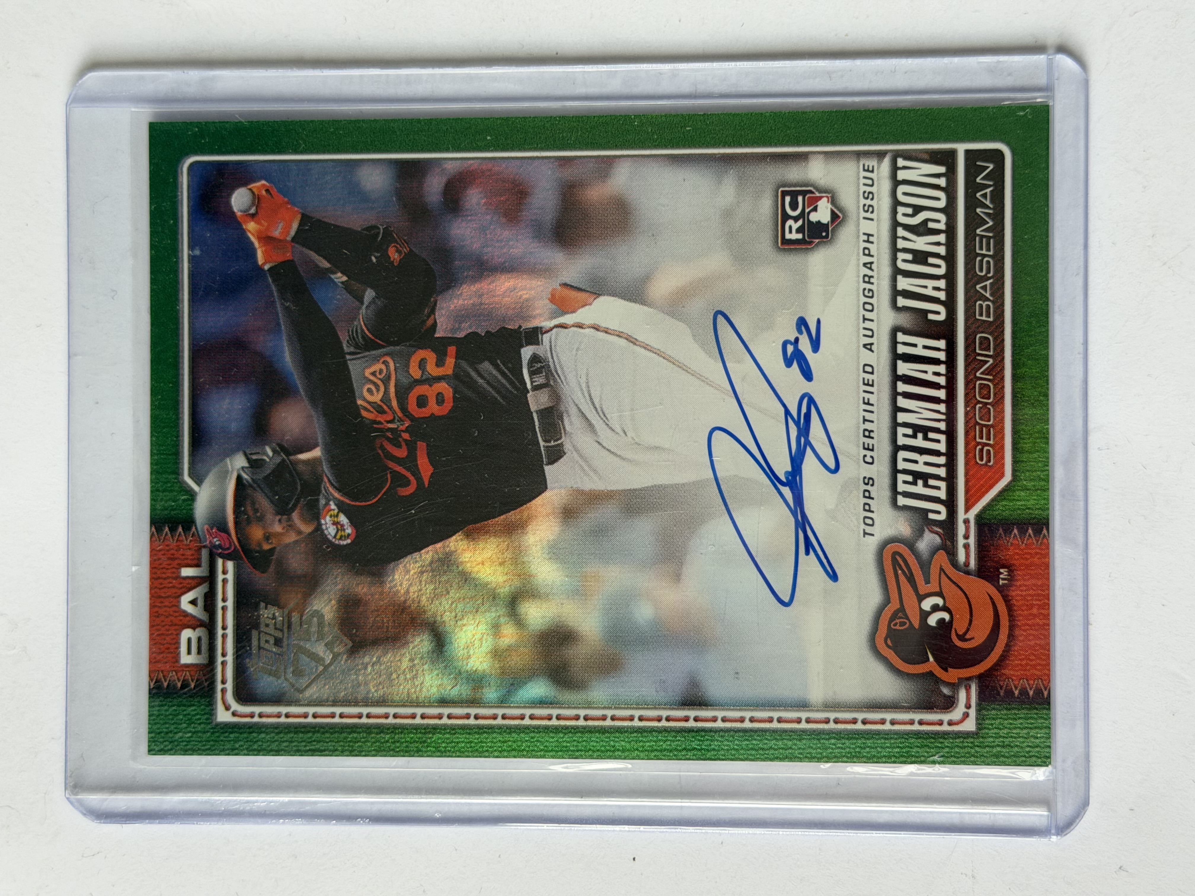 Carta Rookie Jeremiah Jackson Auto 88/99