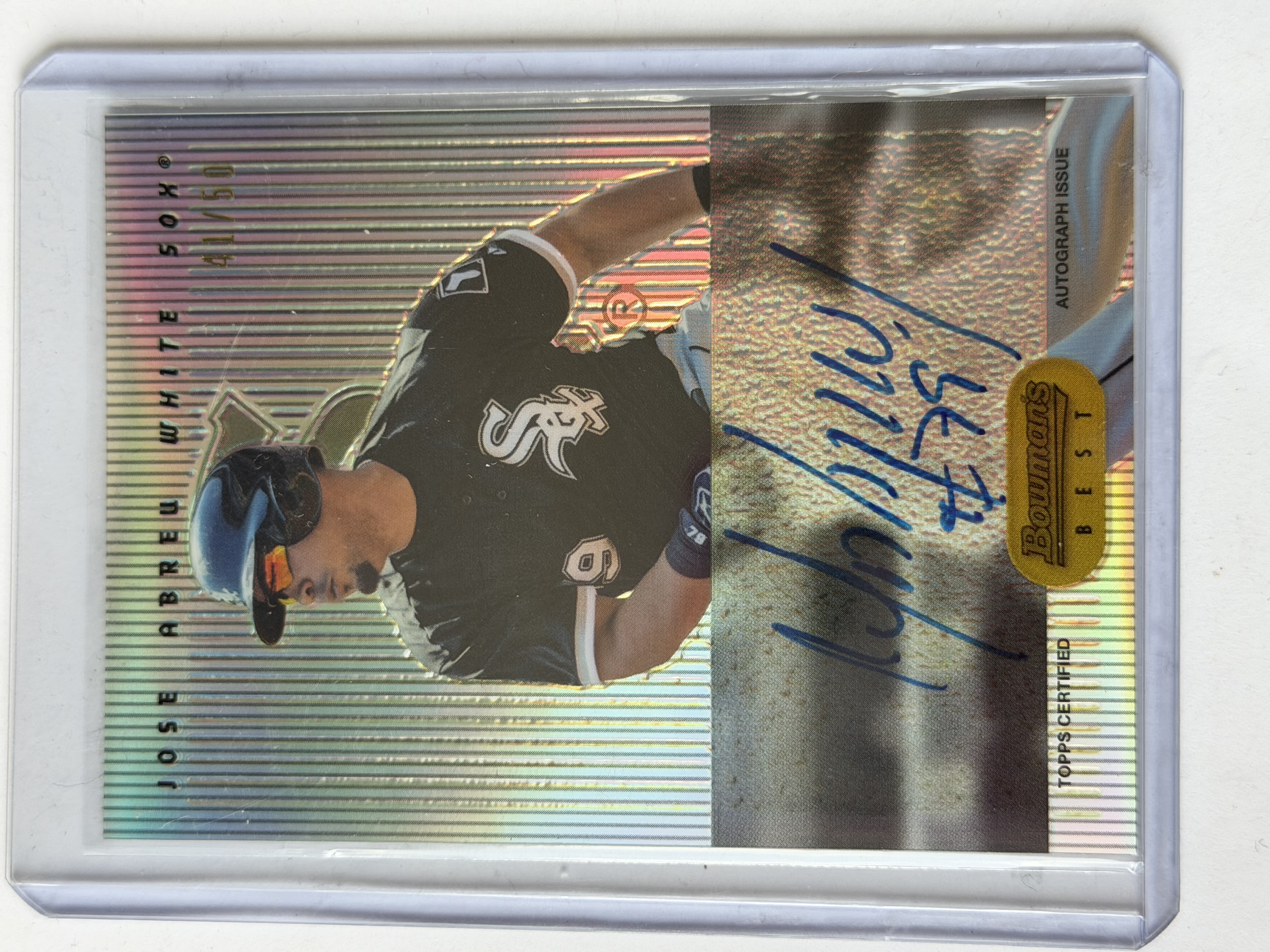 Carta Jose Abreu 41/50 Auto