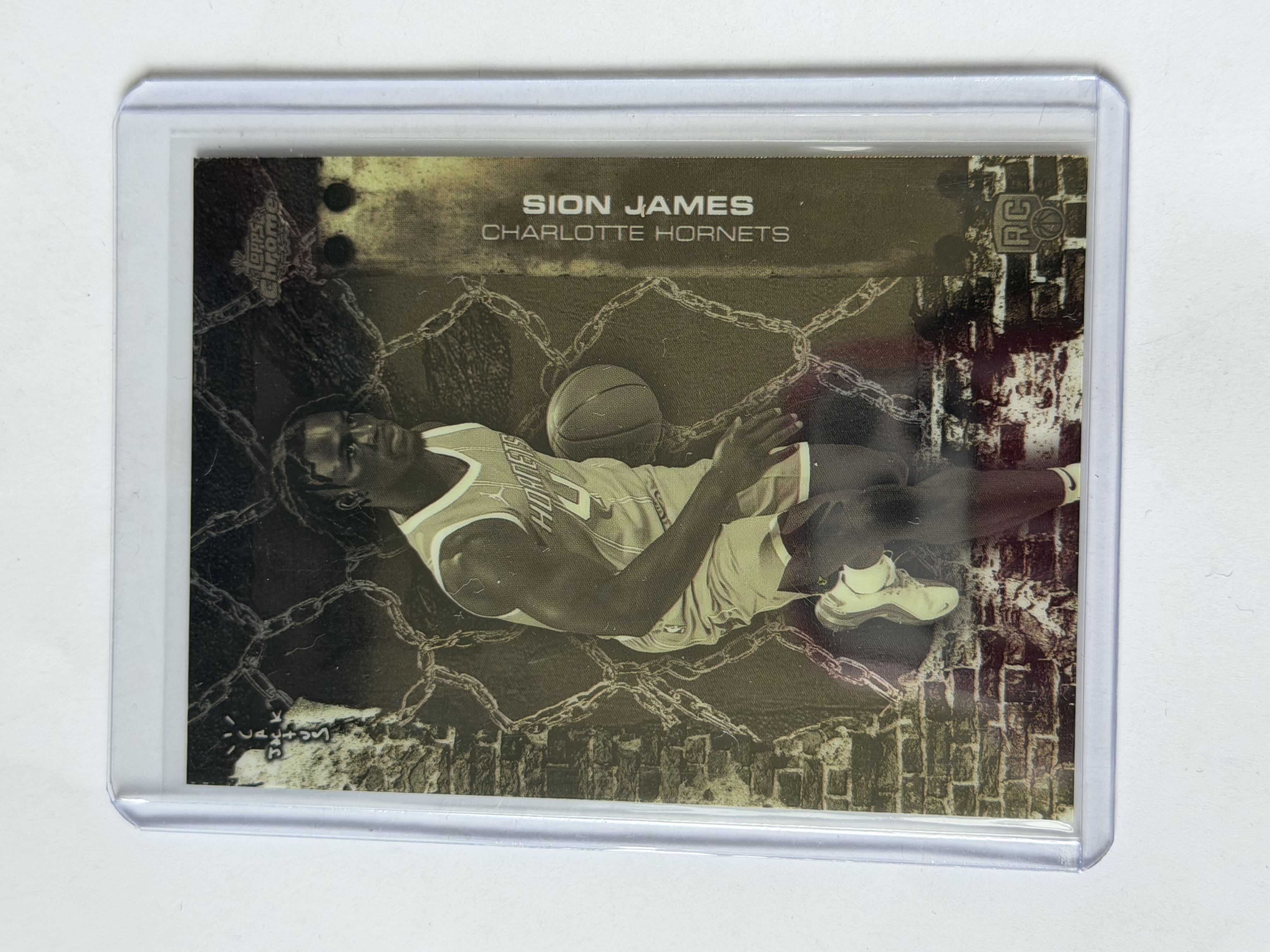 Carta Rookie Sion James