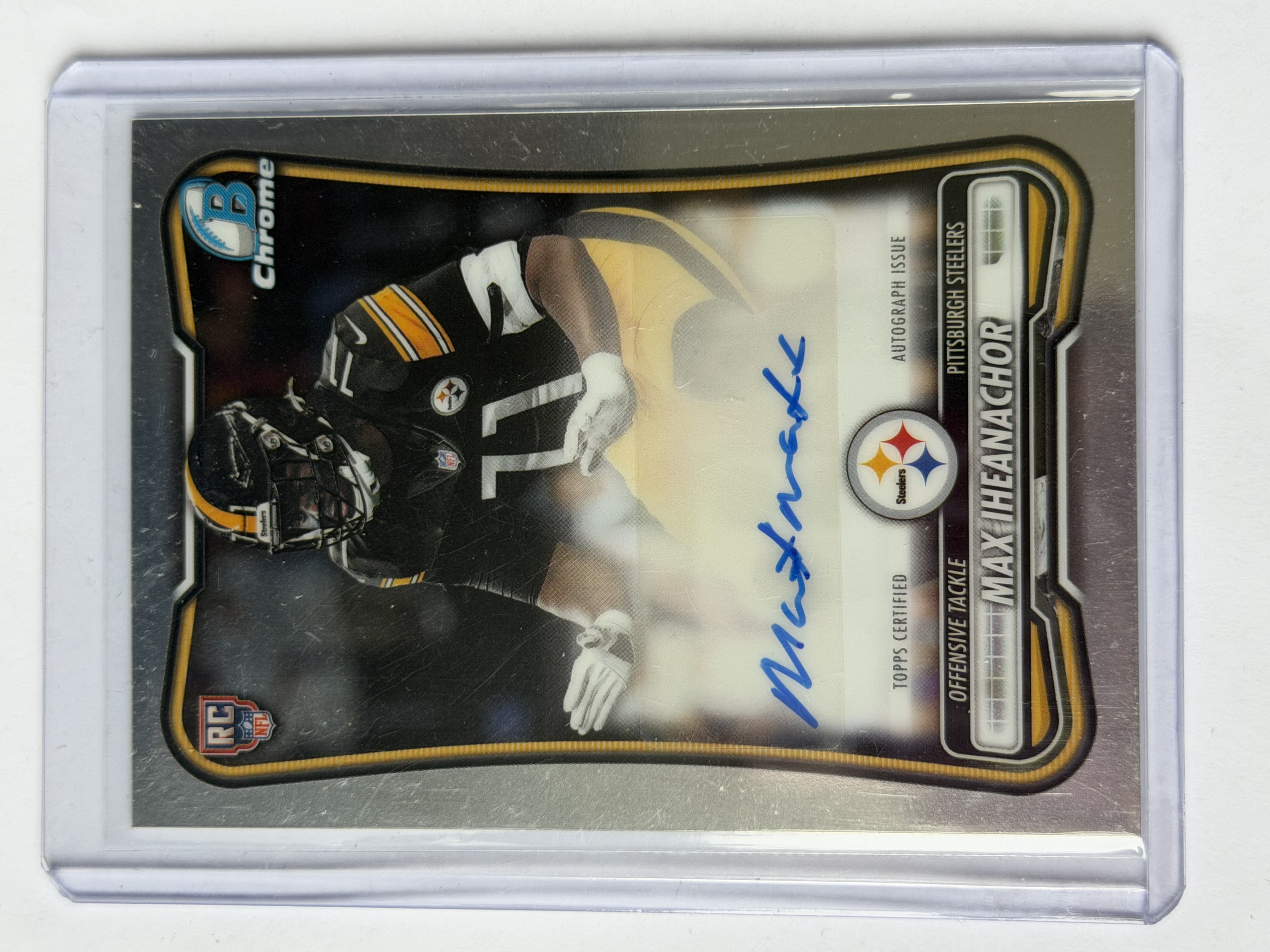 Carta Max Iheanachor — Bowman Chrome Rookie Autograph