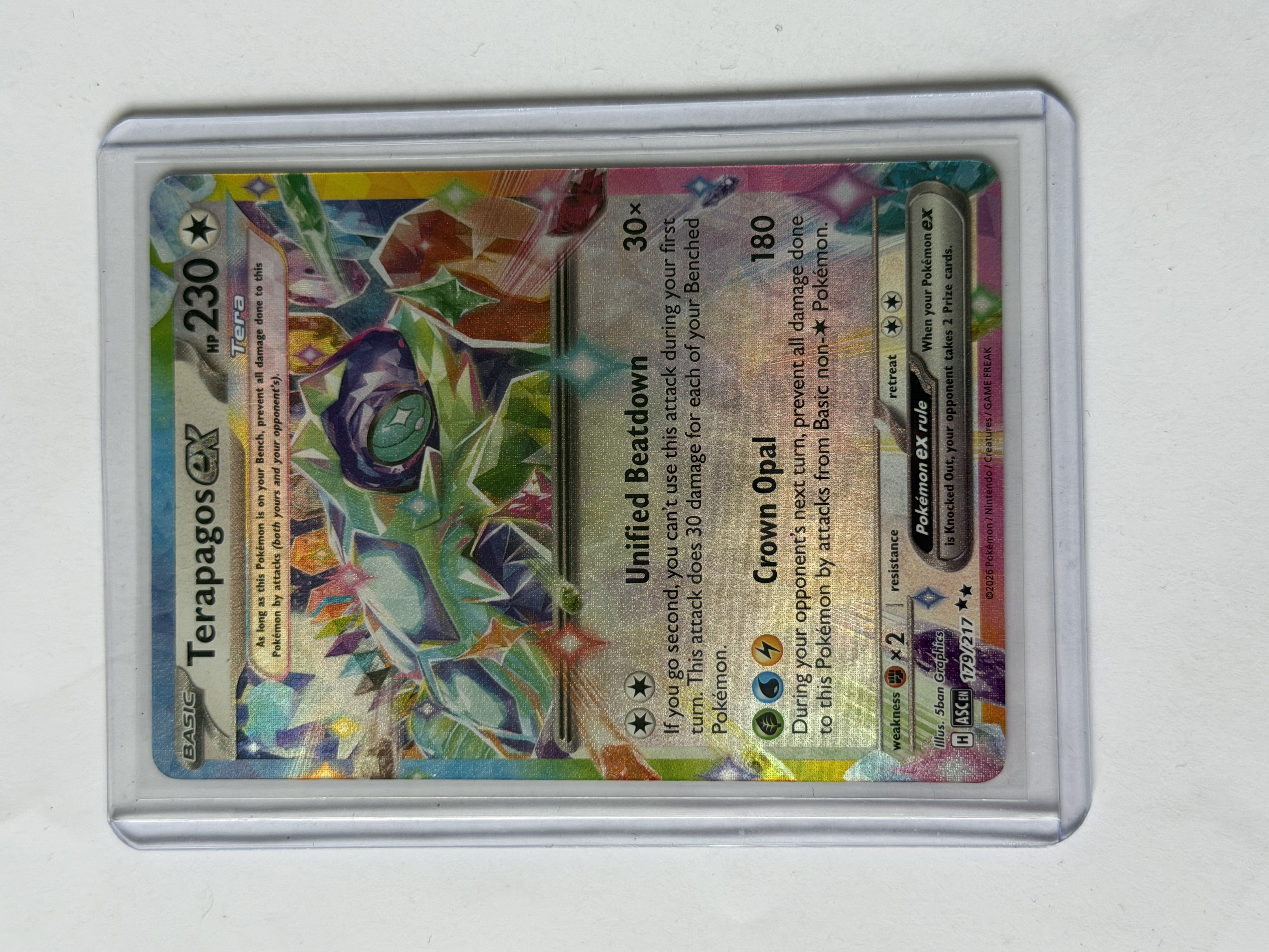 Carta Pokemon Terapagos ex