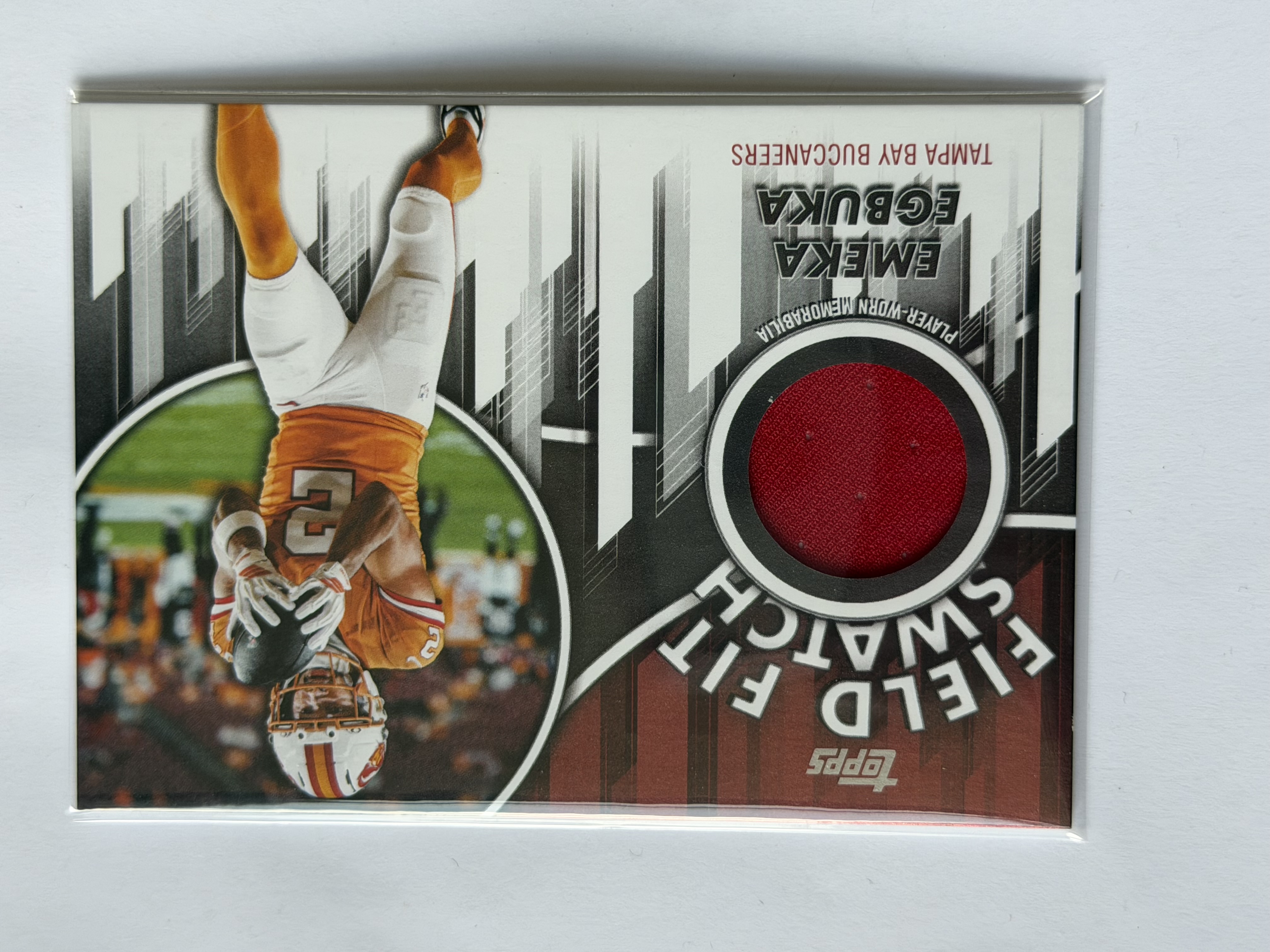 Carta Emeka Egbuka — Field Fit Swatch Memorabilia