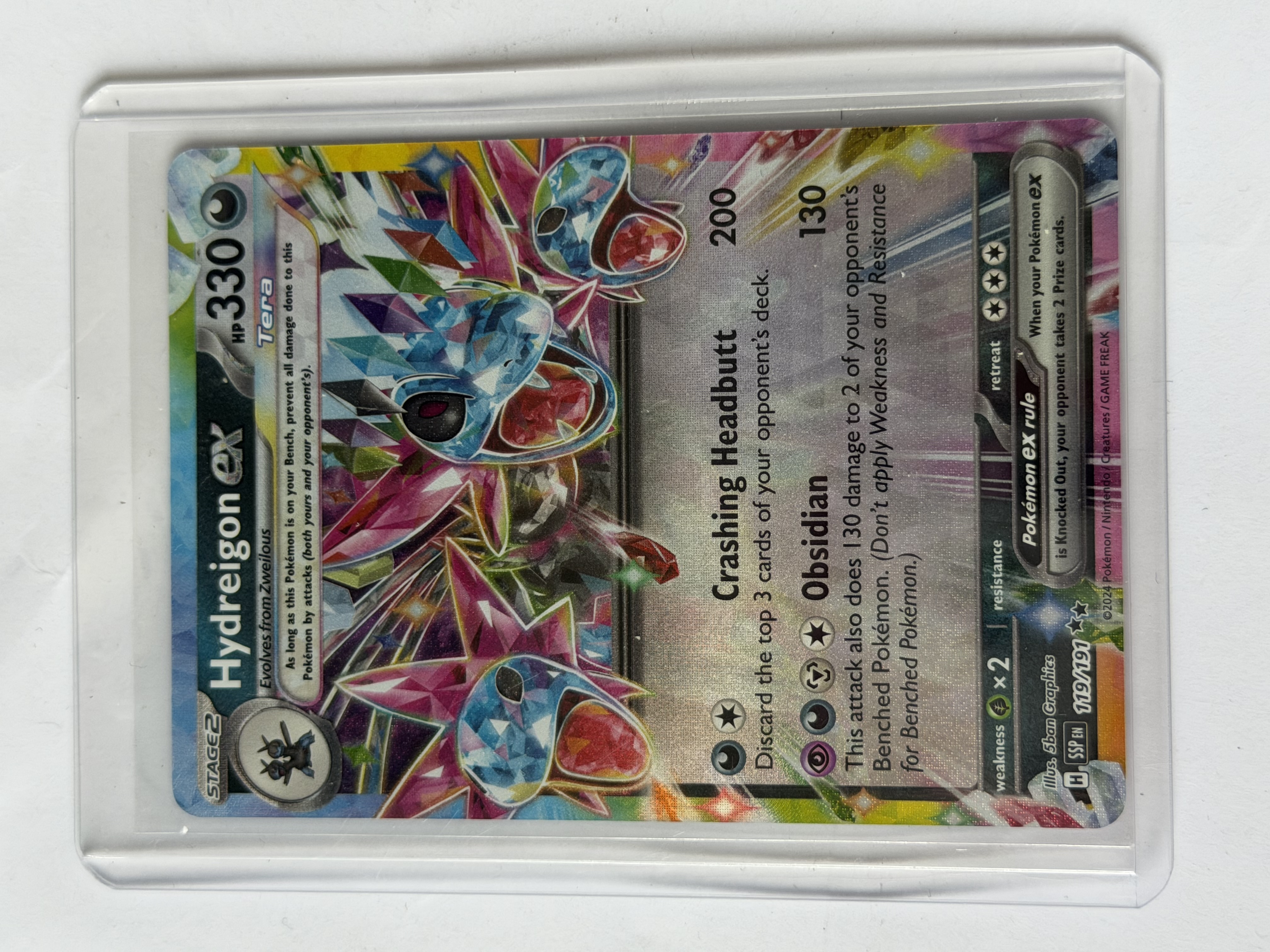 Carta Hydreigon ex — Surging Sparks
