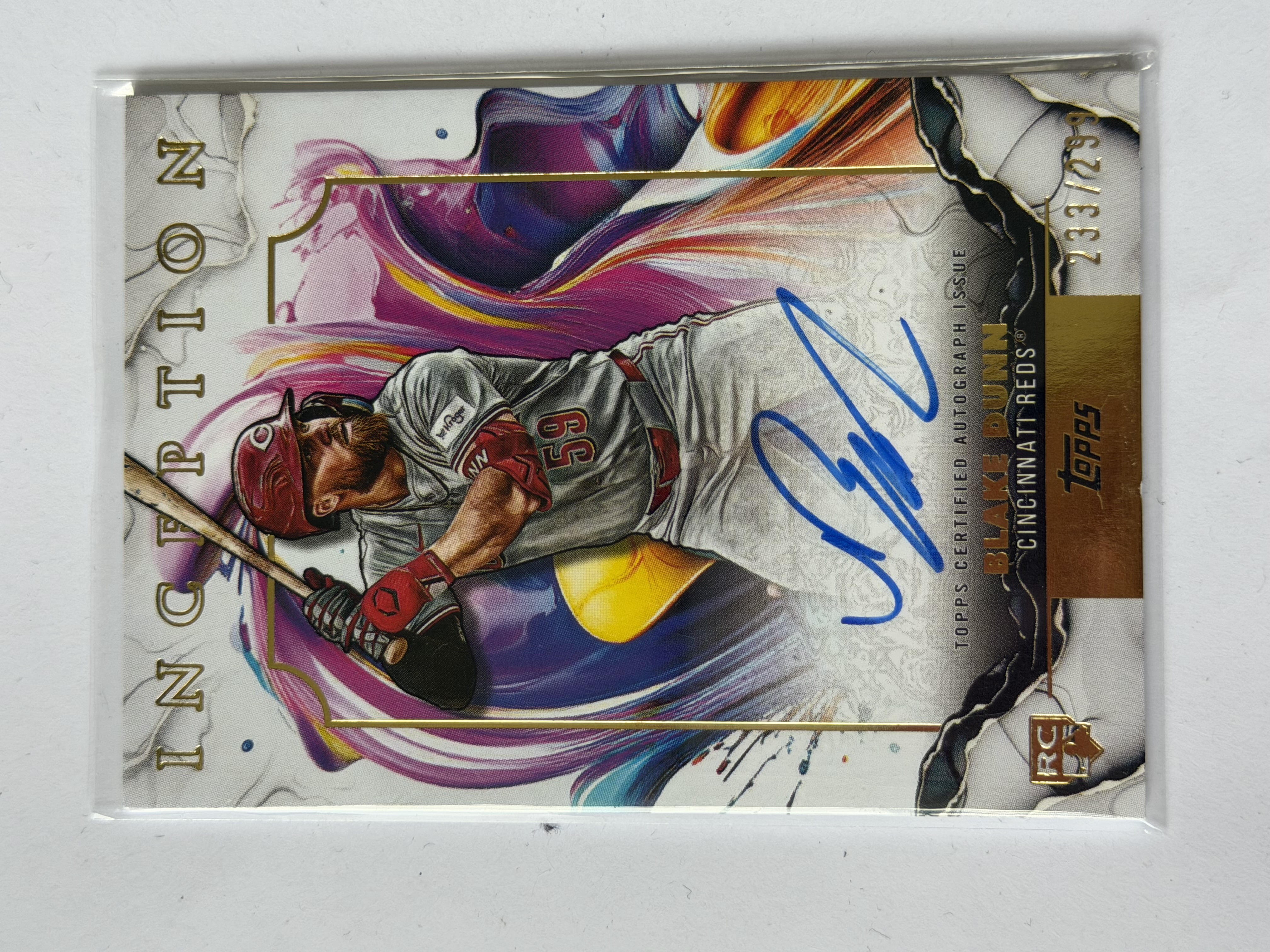 Carta Blake Dunn 233/299 Auto