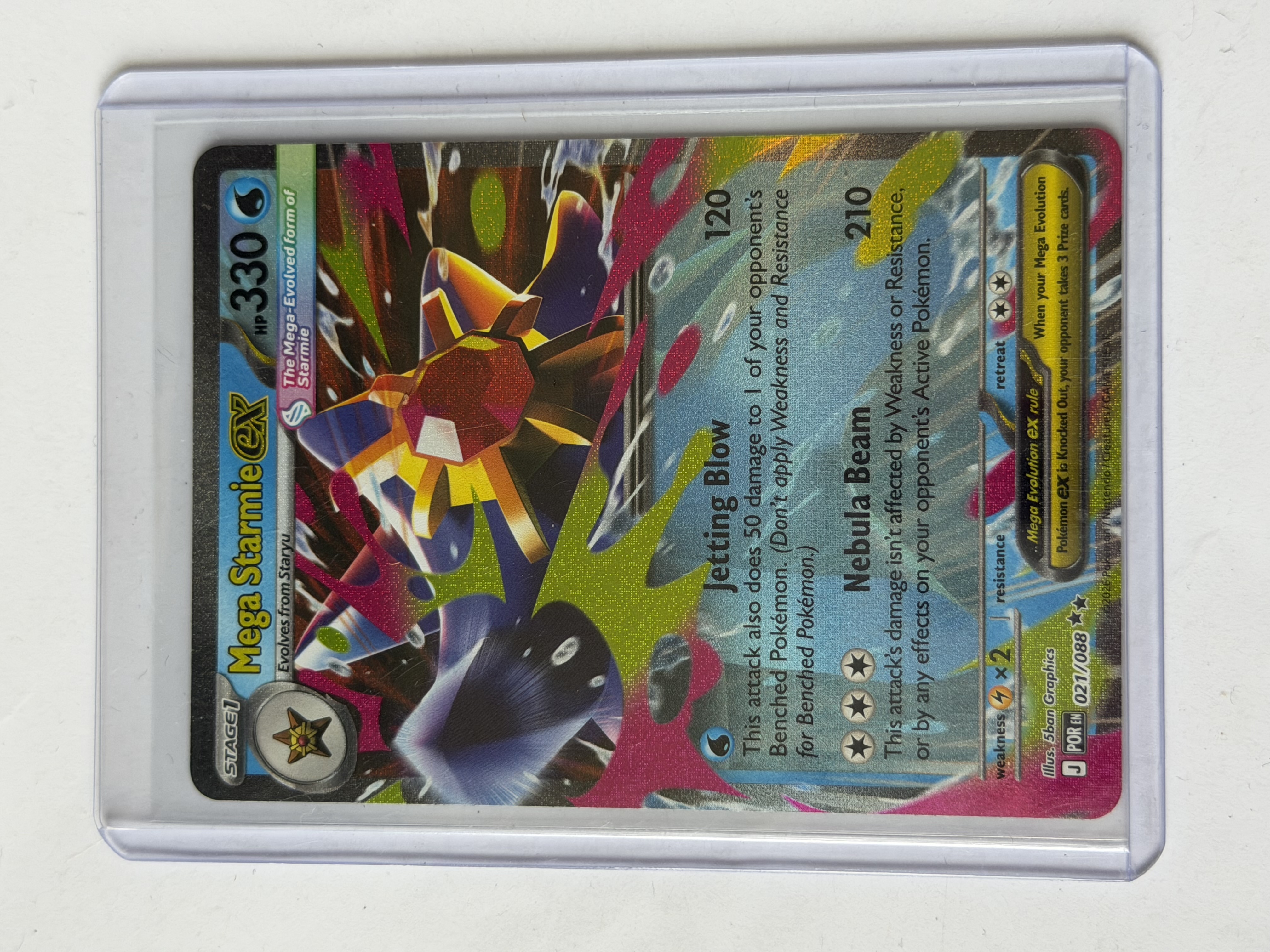 Carta Pokemon Mega Starmie ex