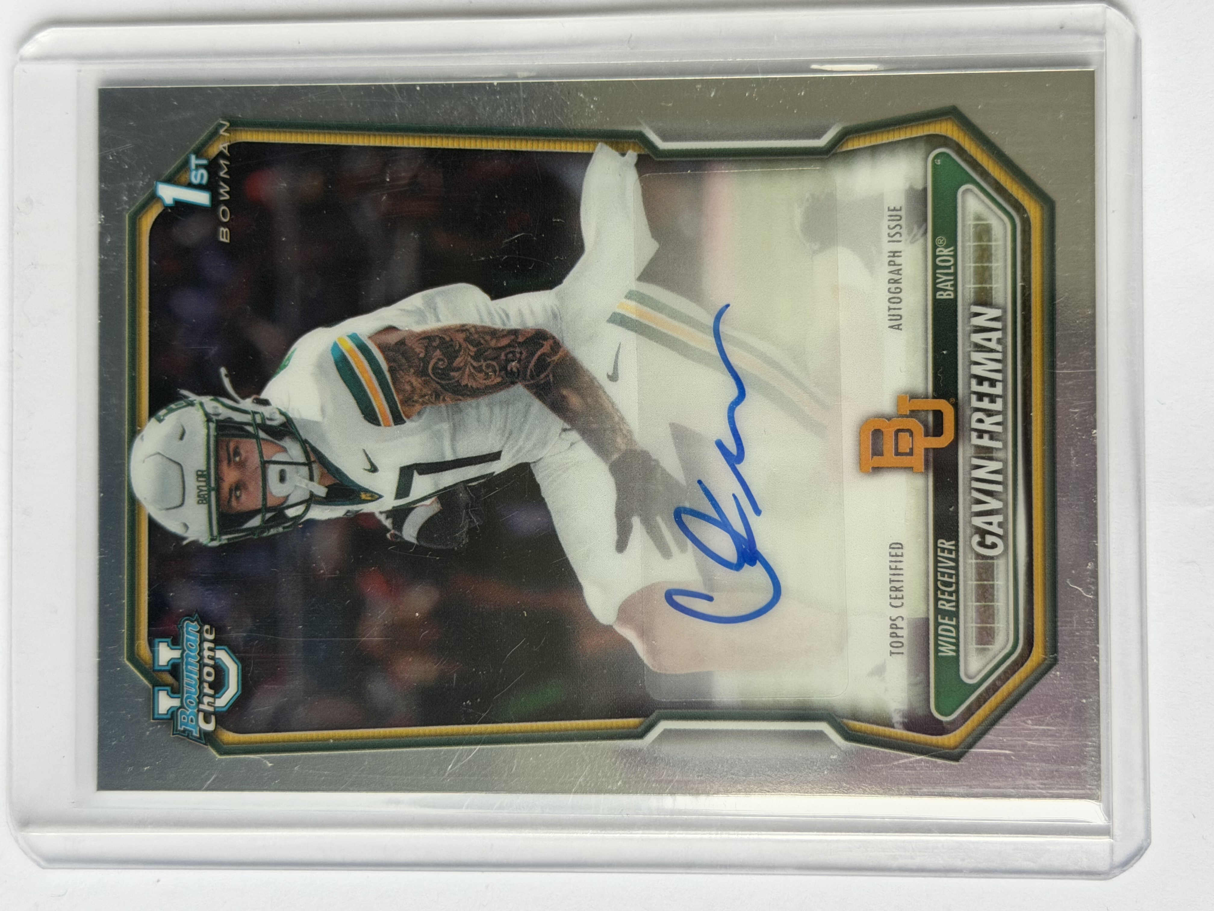 Carta Gavin Freeman Auto 1st Bowman