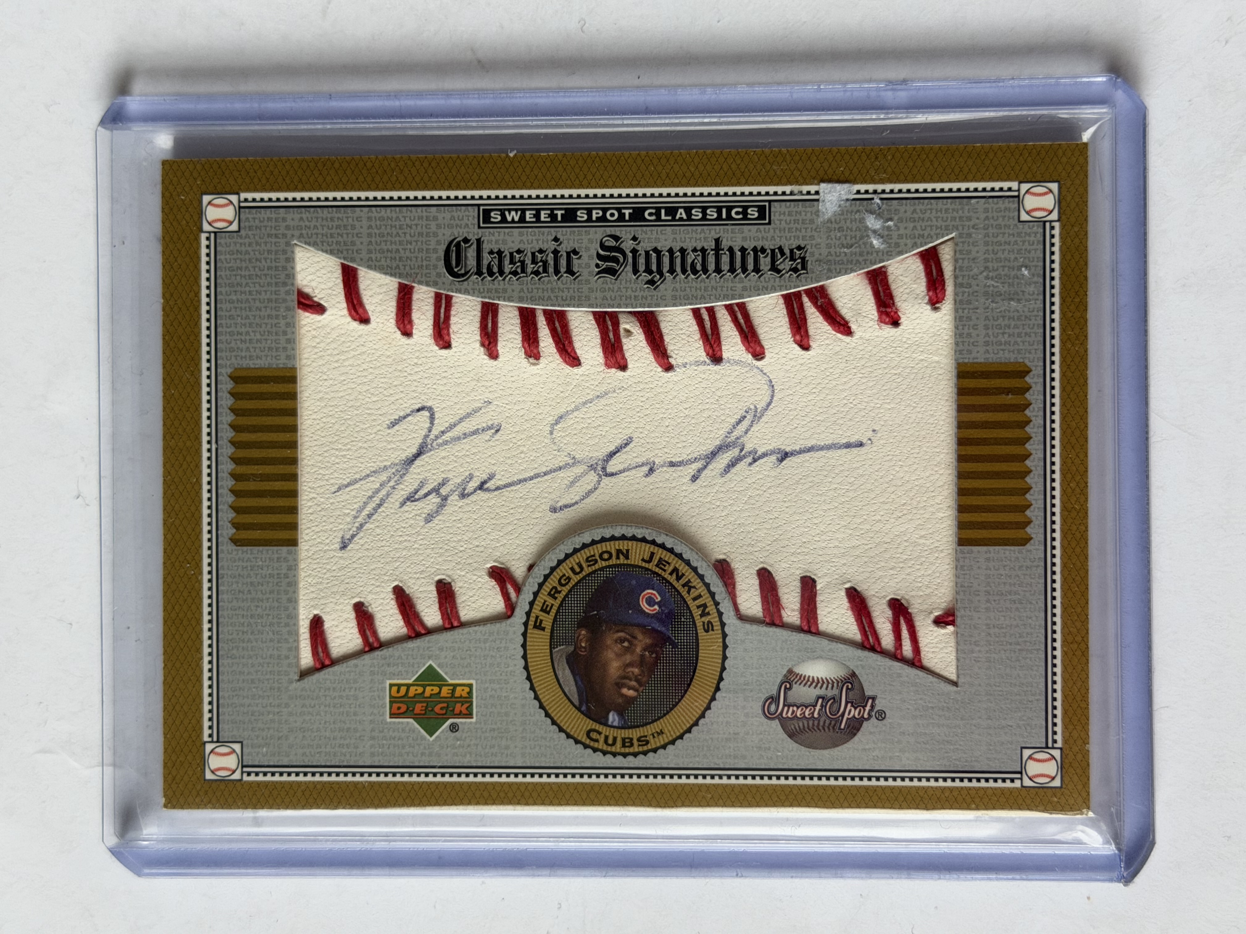 Carta Ferguson Jenkins Auto Memoralia