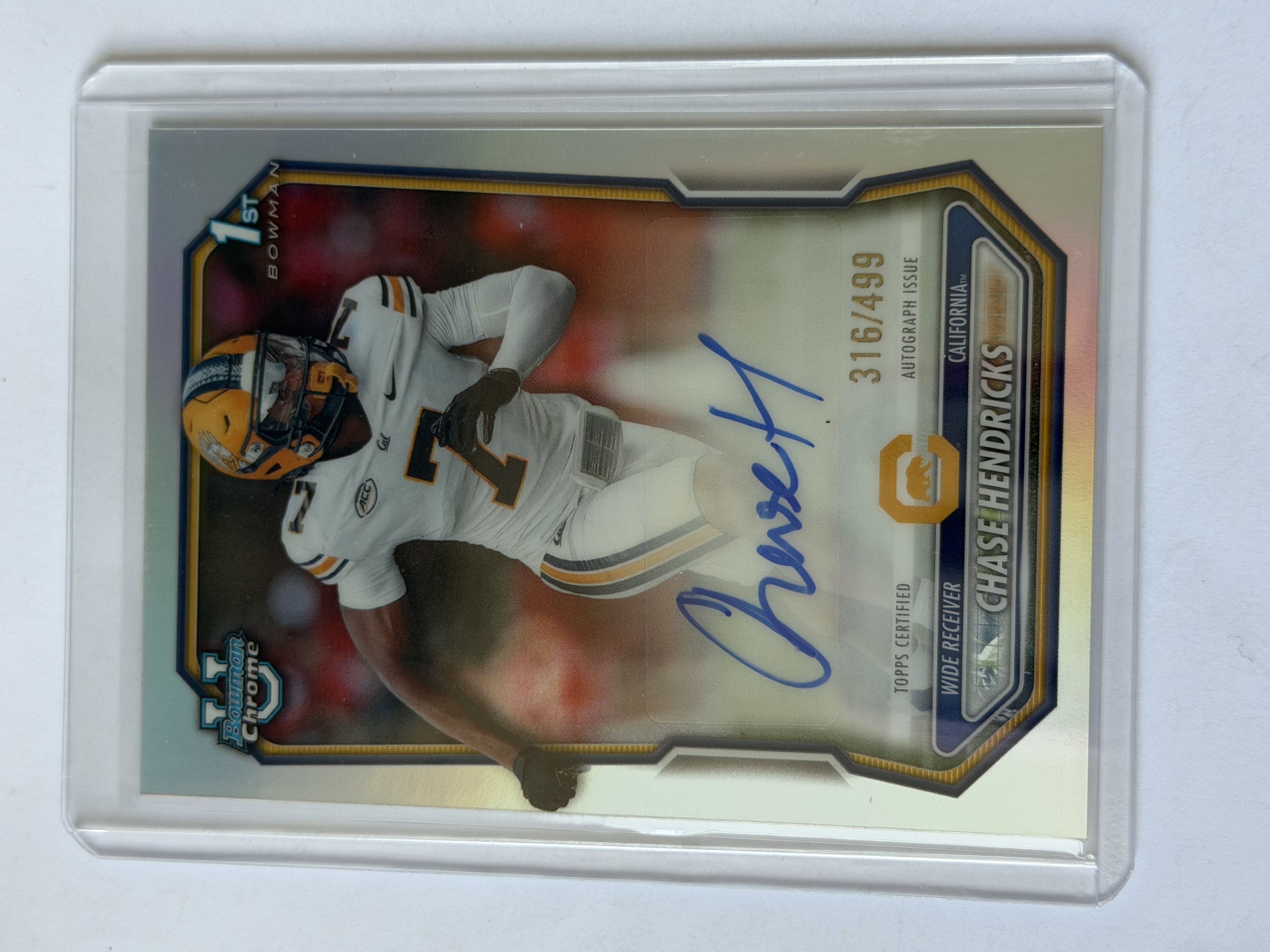 Carta Chase Hendricks 316/499 Auto