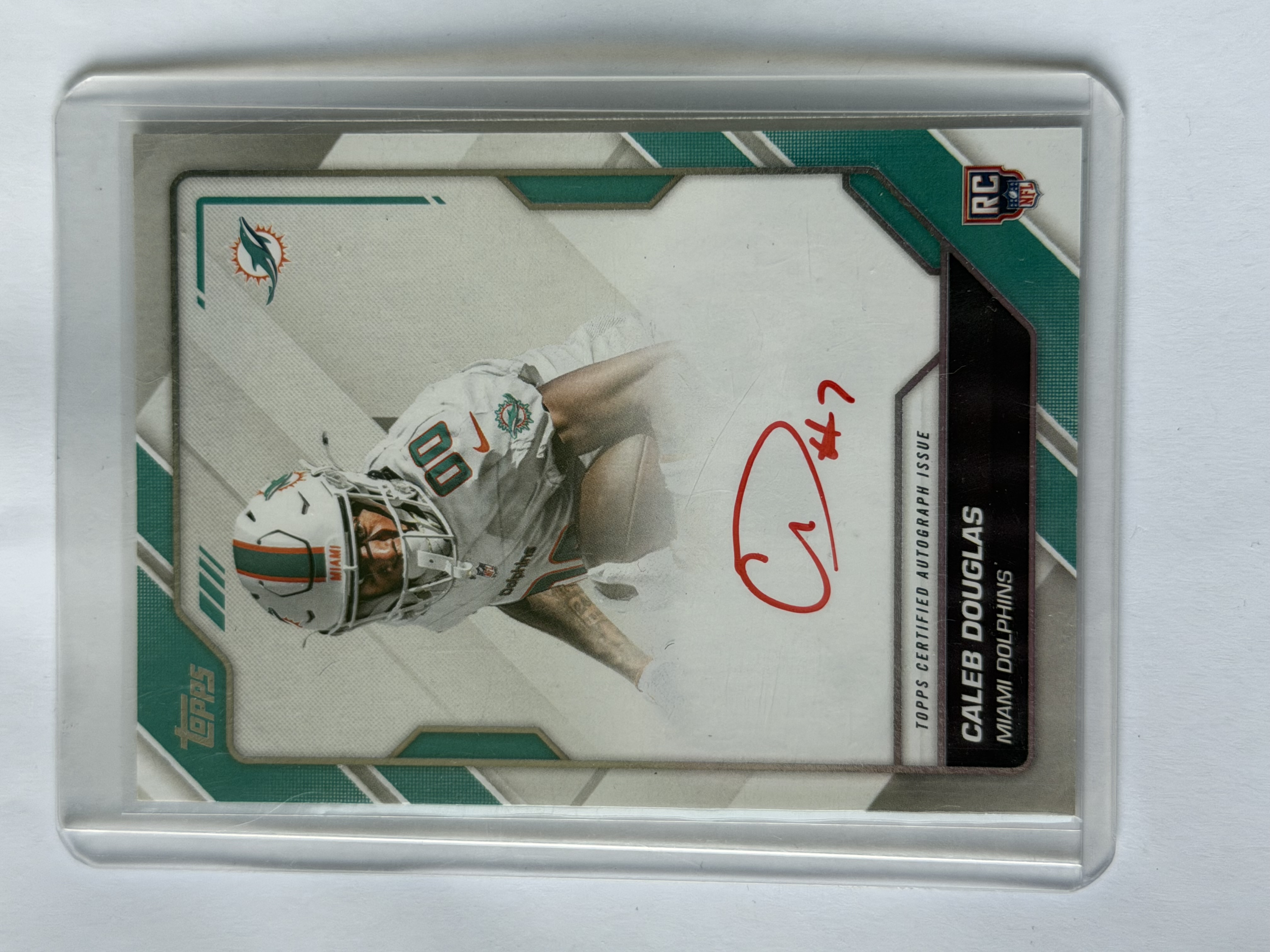 Carta Rookie Caleb Douglas — Flagship First Signatures Auto