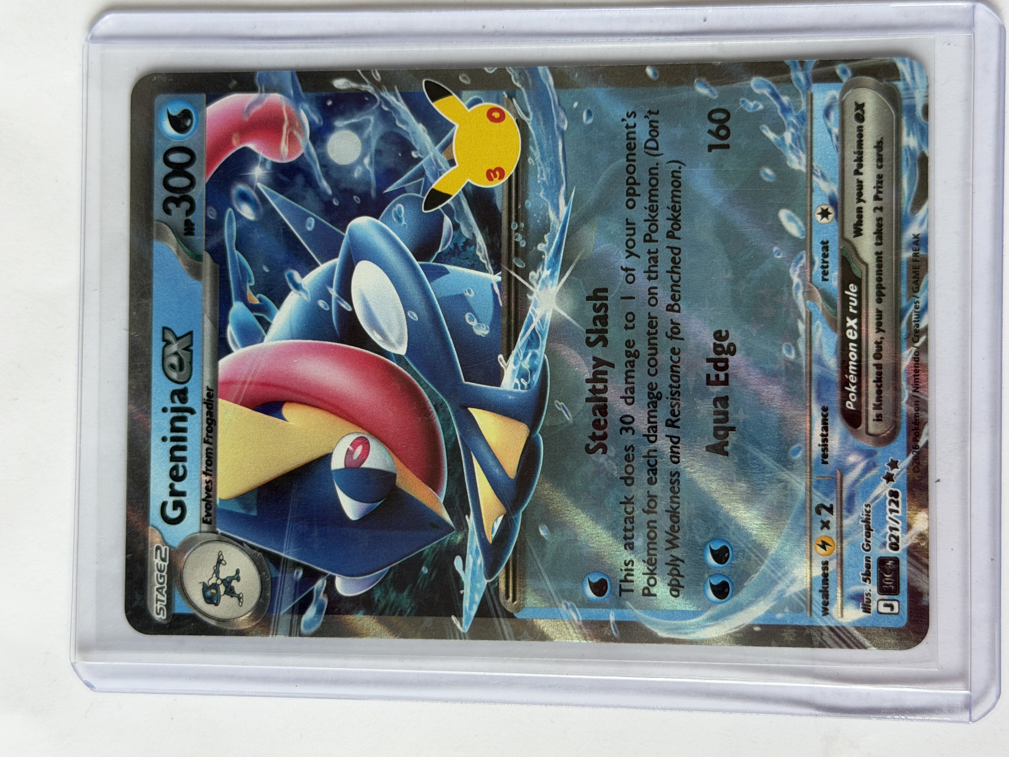 Carta Greninja ex — Pokémon 30th Celebration