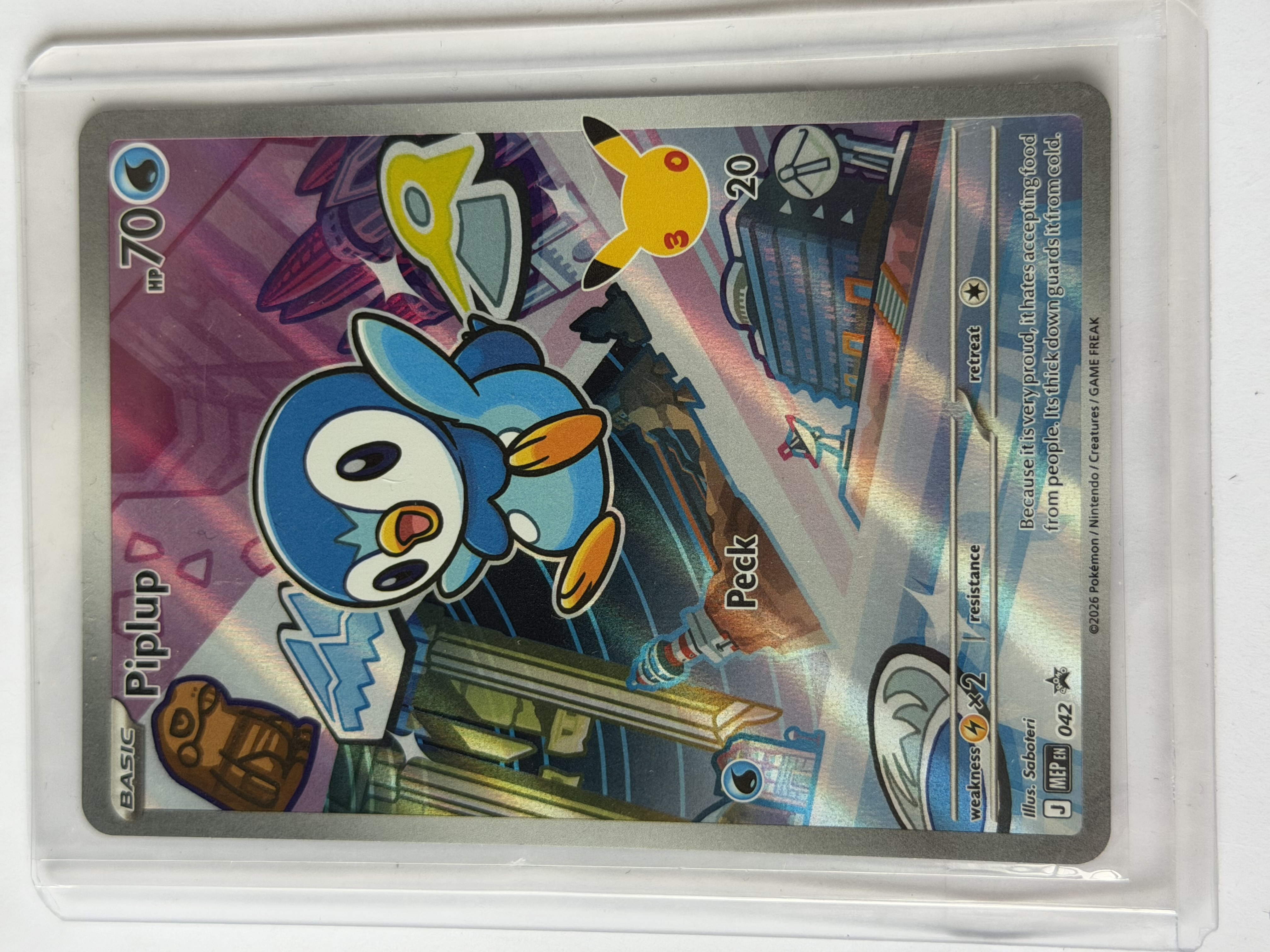 Carta Piplup — MEP Black Star Promos