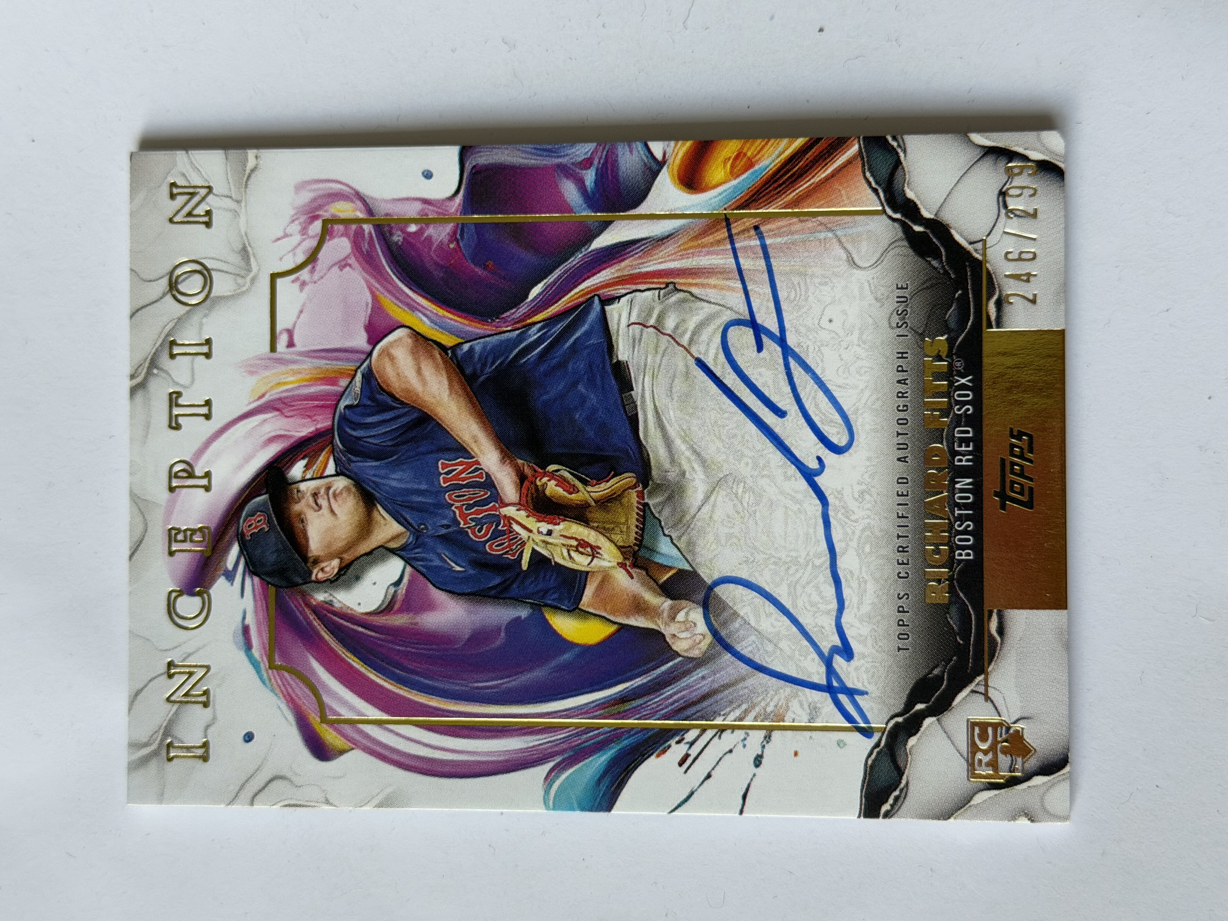 Carta Rockie Richard Fitts 246/299 Auto