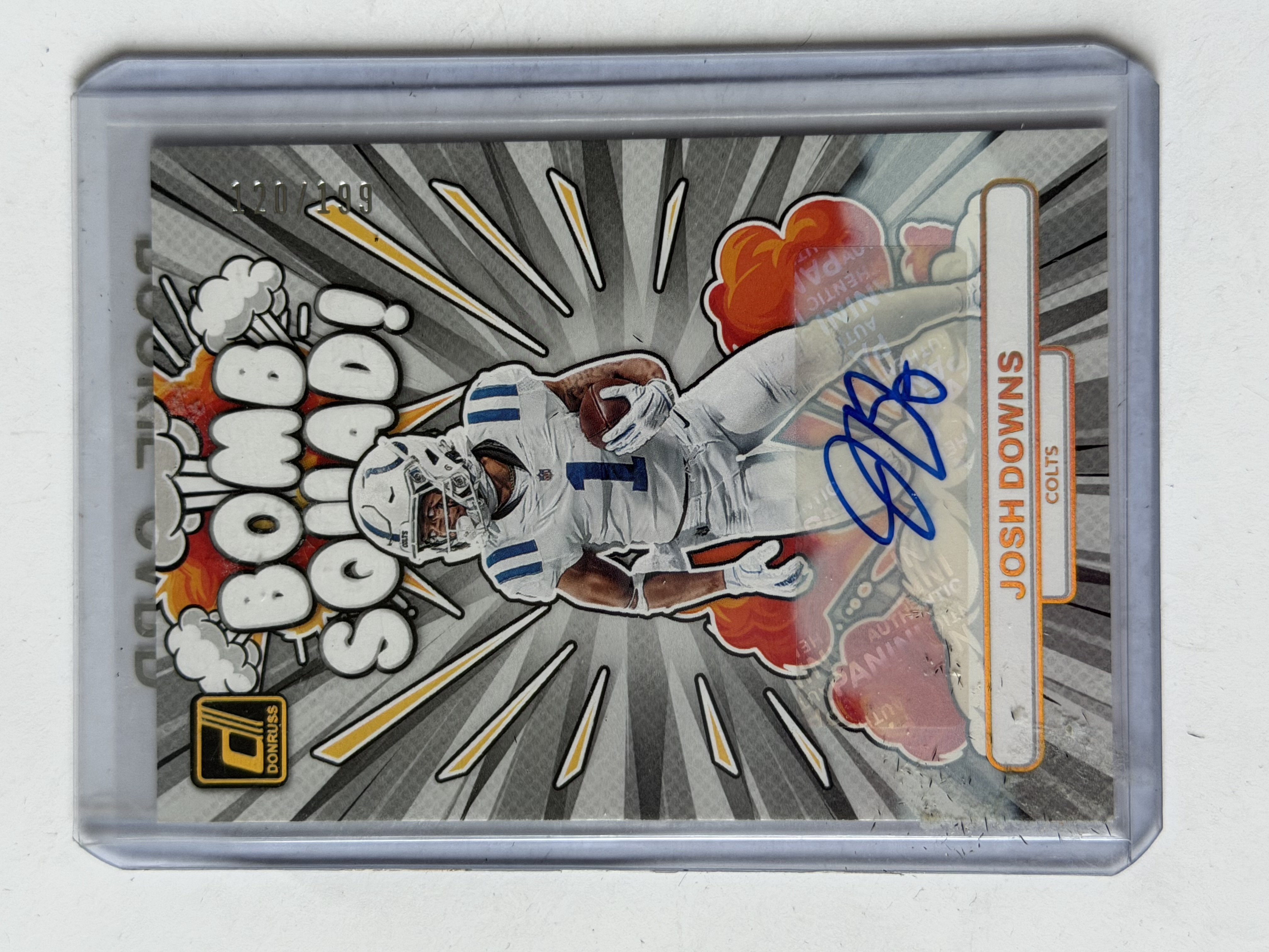Carta Josh Downs 120/199 Auto