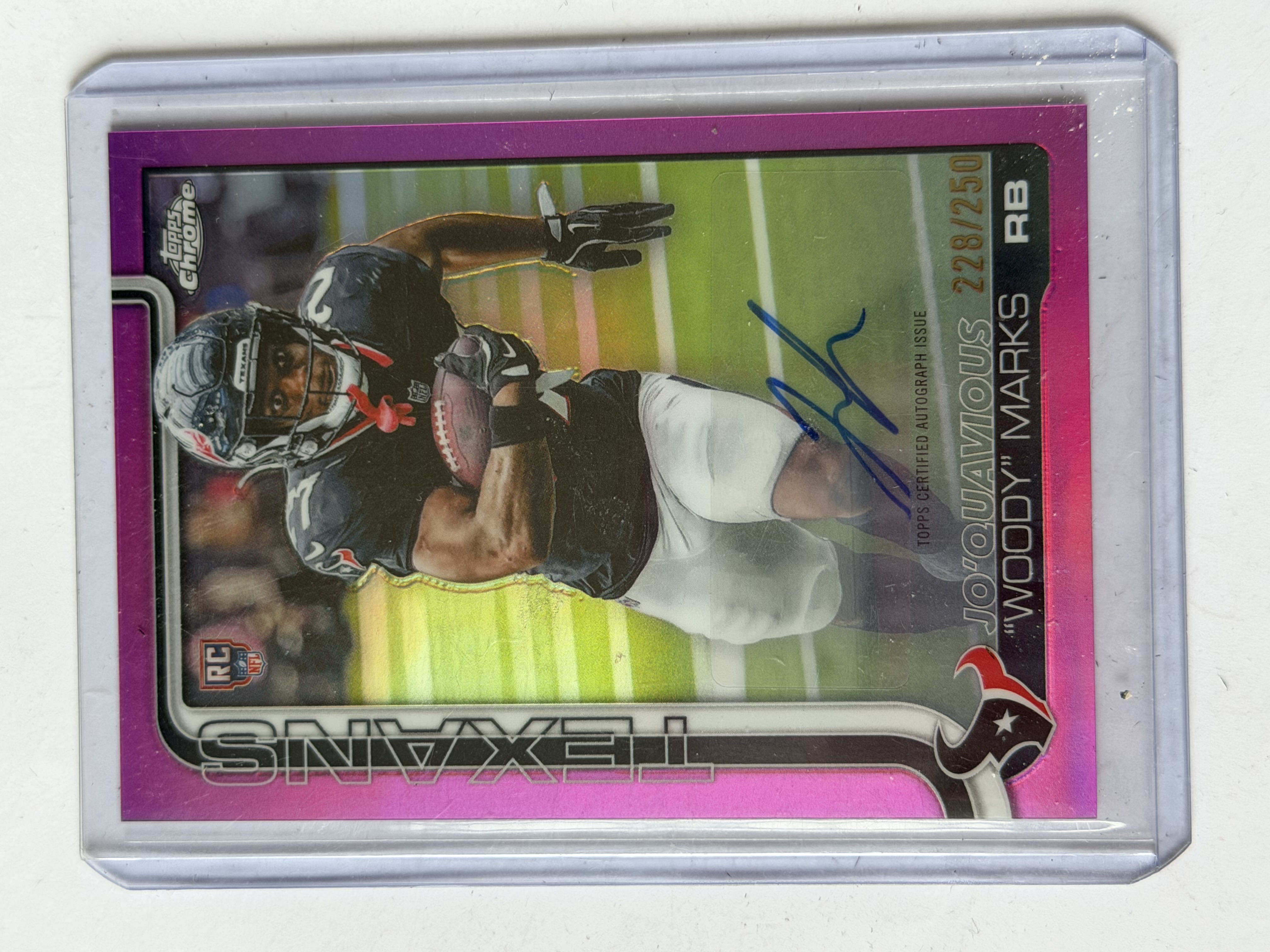 Carta Rookie Jo’quavious “Woody” Marks 228/250