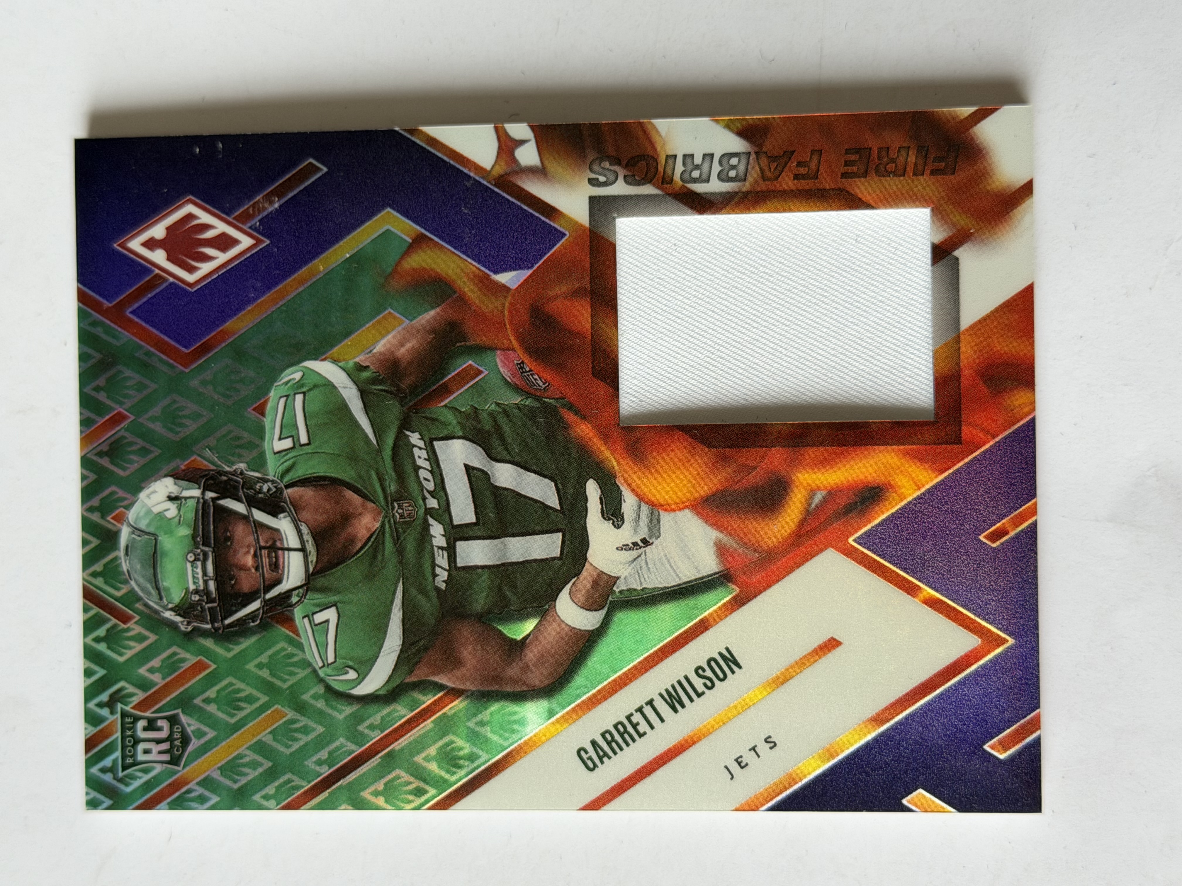Carta Rookie Garrett Wilson 5/50 Memoralia