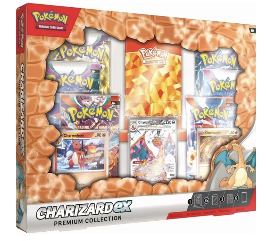Caja Charizard ex Premium Collection