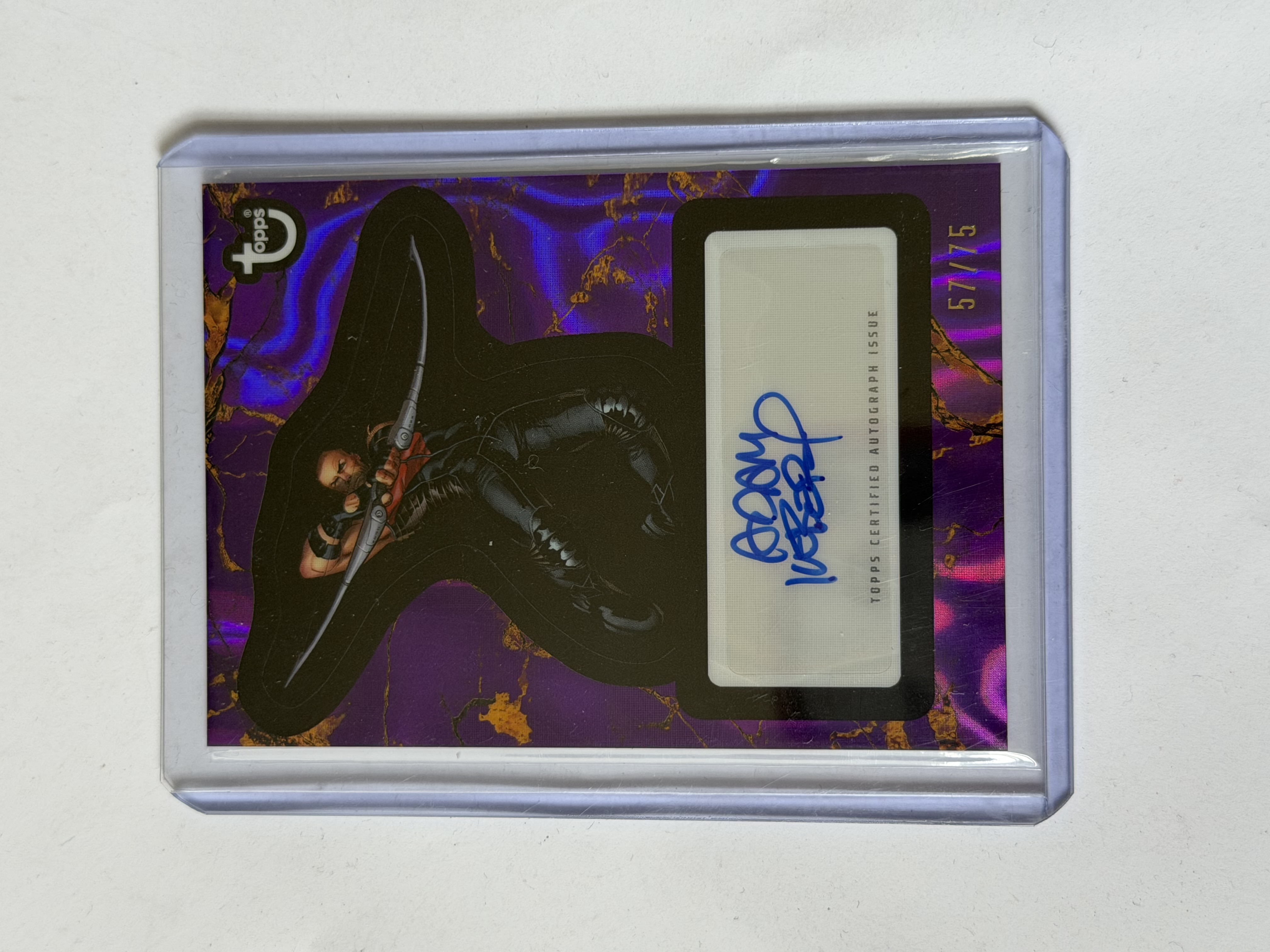 Carta Adam Kubert 57/75 Auto