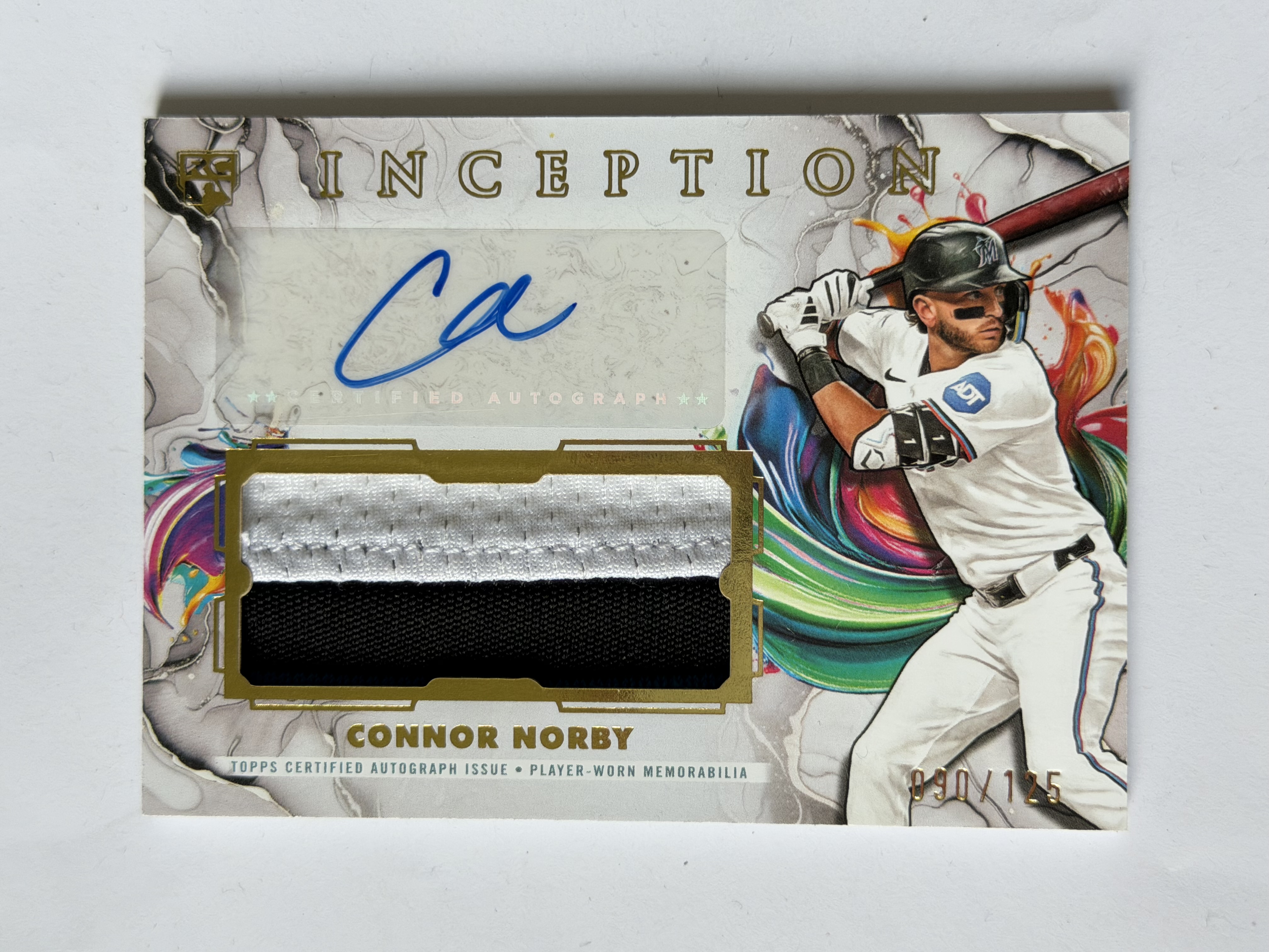 Carta Connor Norby 90/125 Auto Memoralia