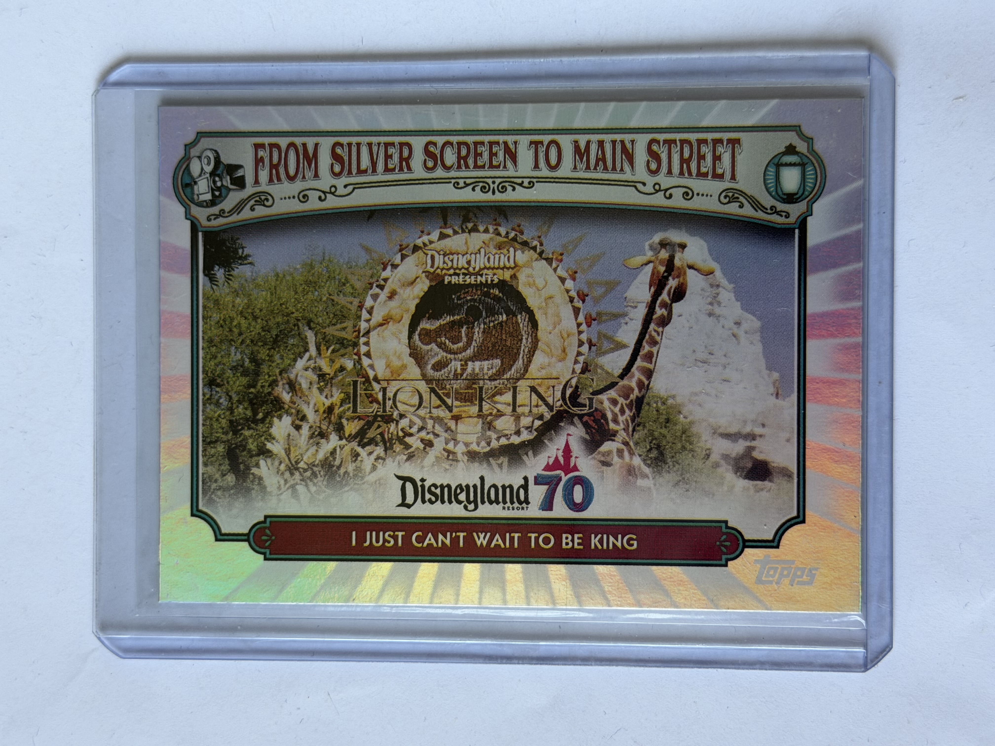 Carta Disneyland 70th