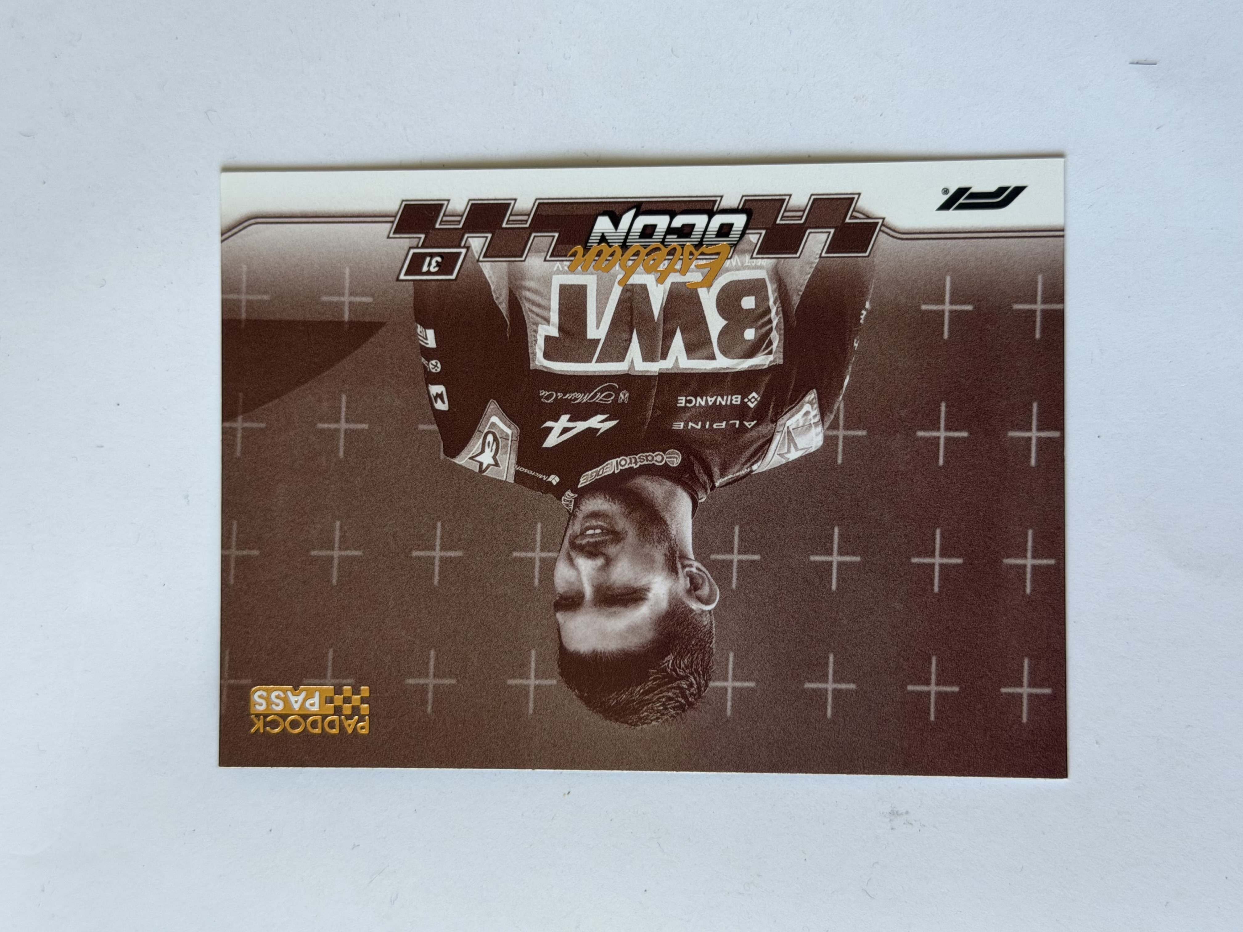 Carta Esteban Ocon
