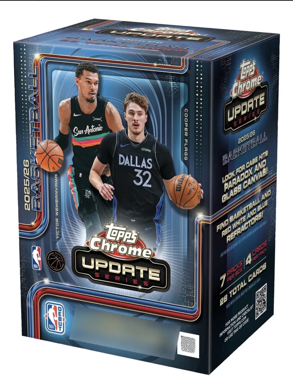 Caja 2025-26 Topps Chrome Update Series NBA