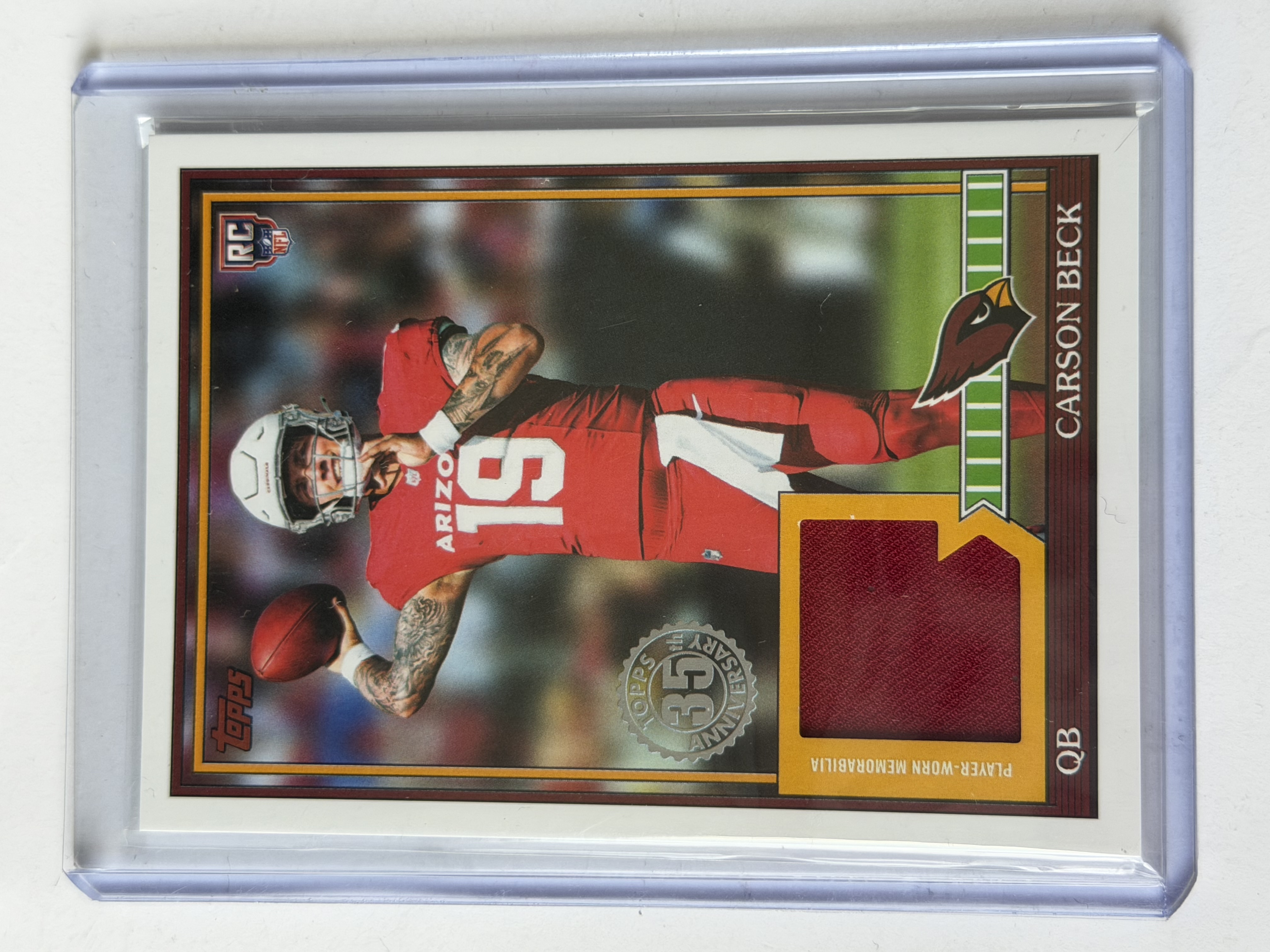 Carta Rookie Carson Beck Memoralia