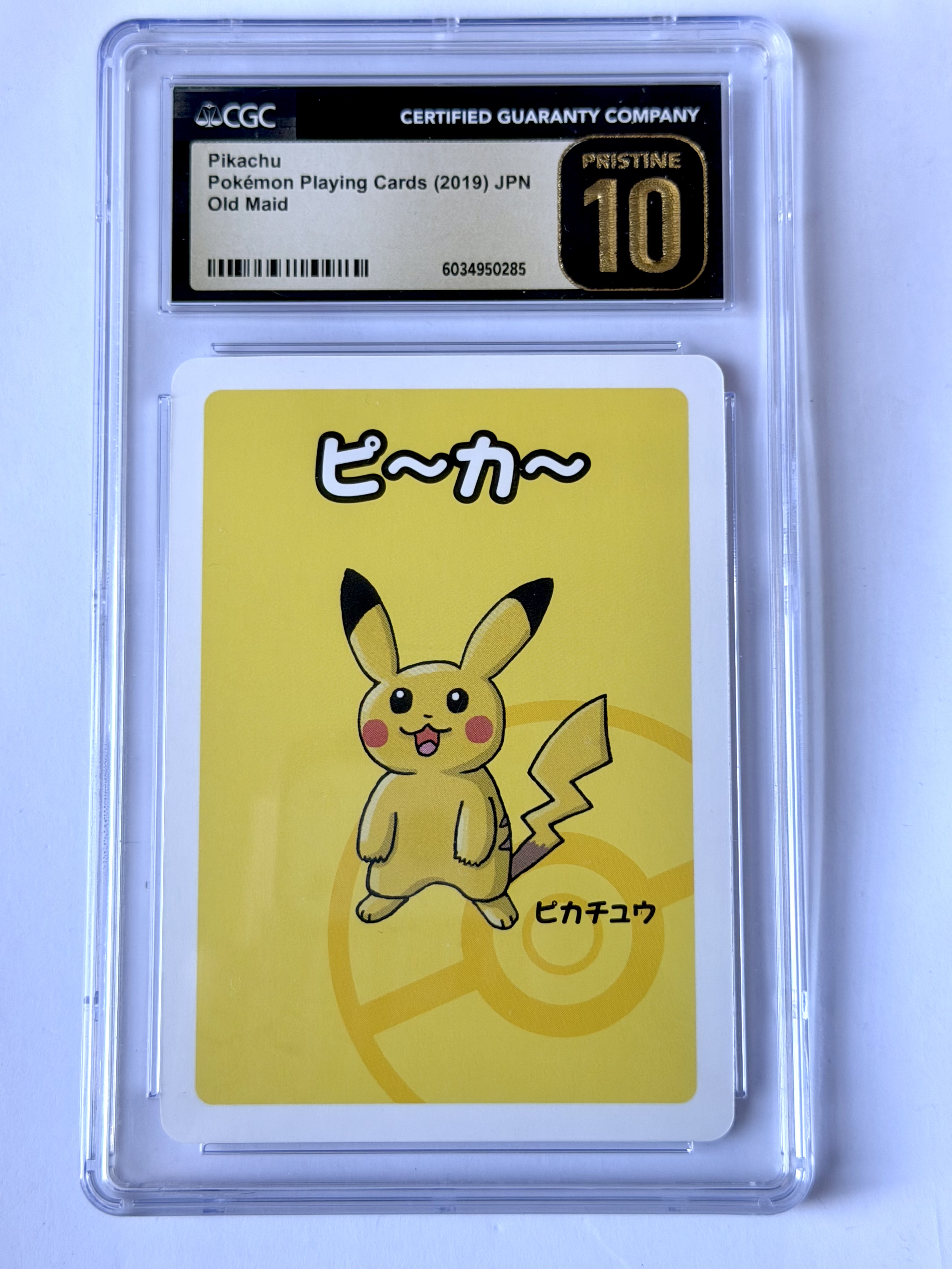 Carta PSA Pikachu — Pokémon Old Maid (2019)