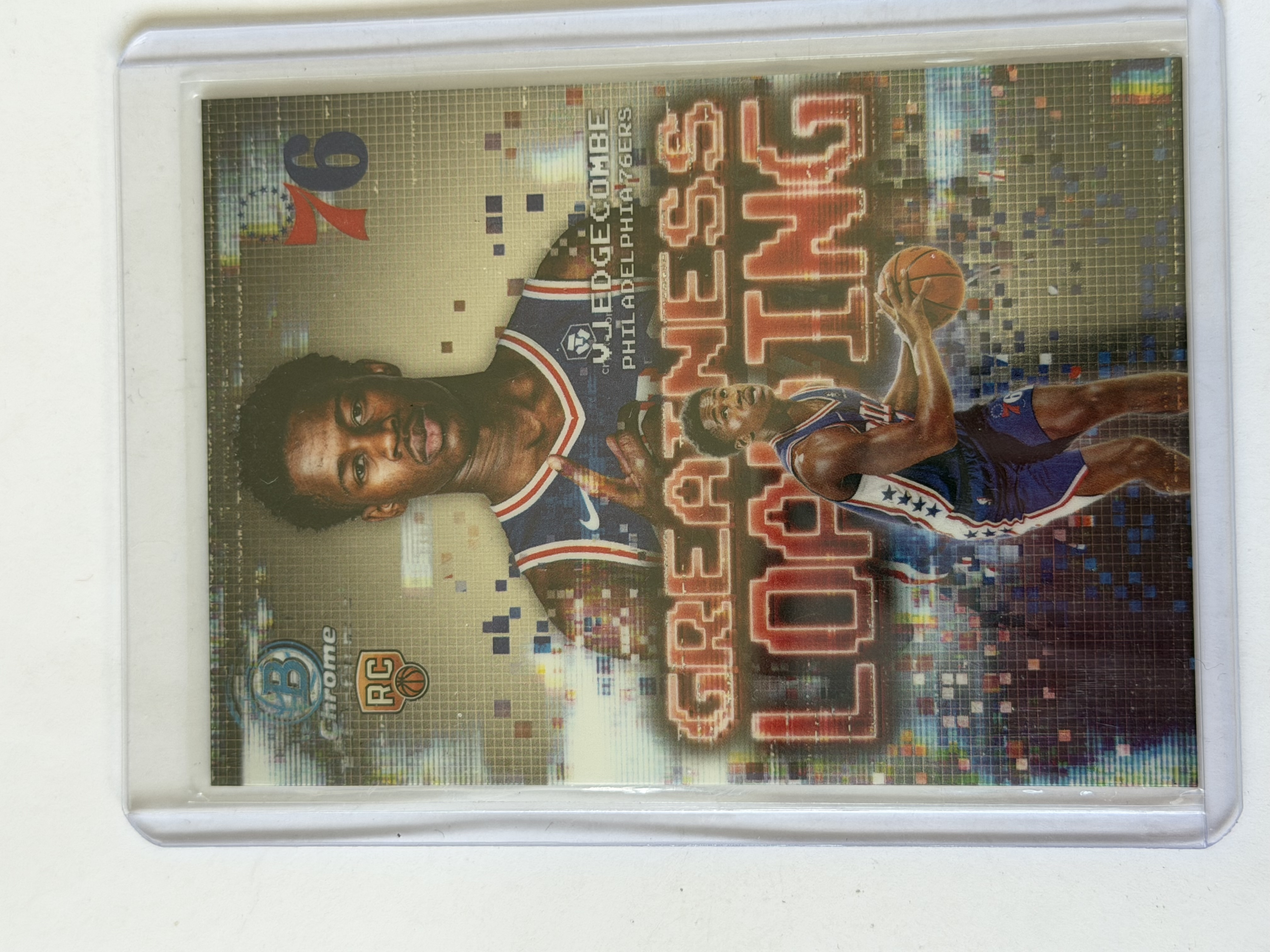 Carta Rookie VJ Edgecombe