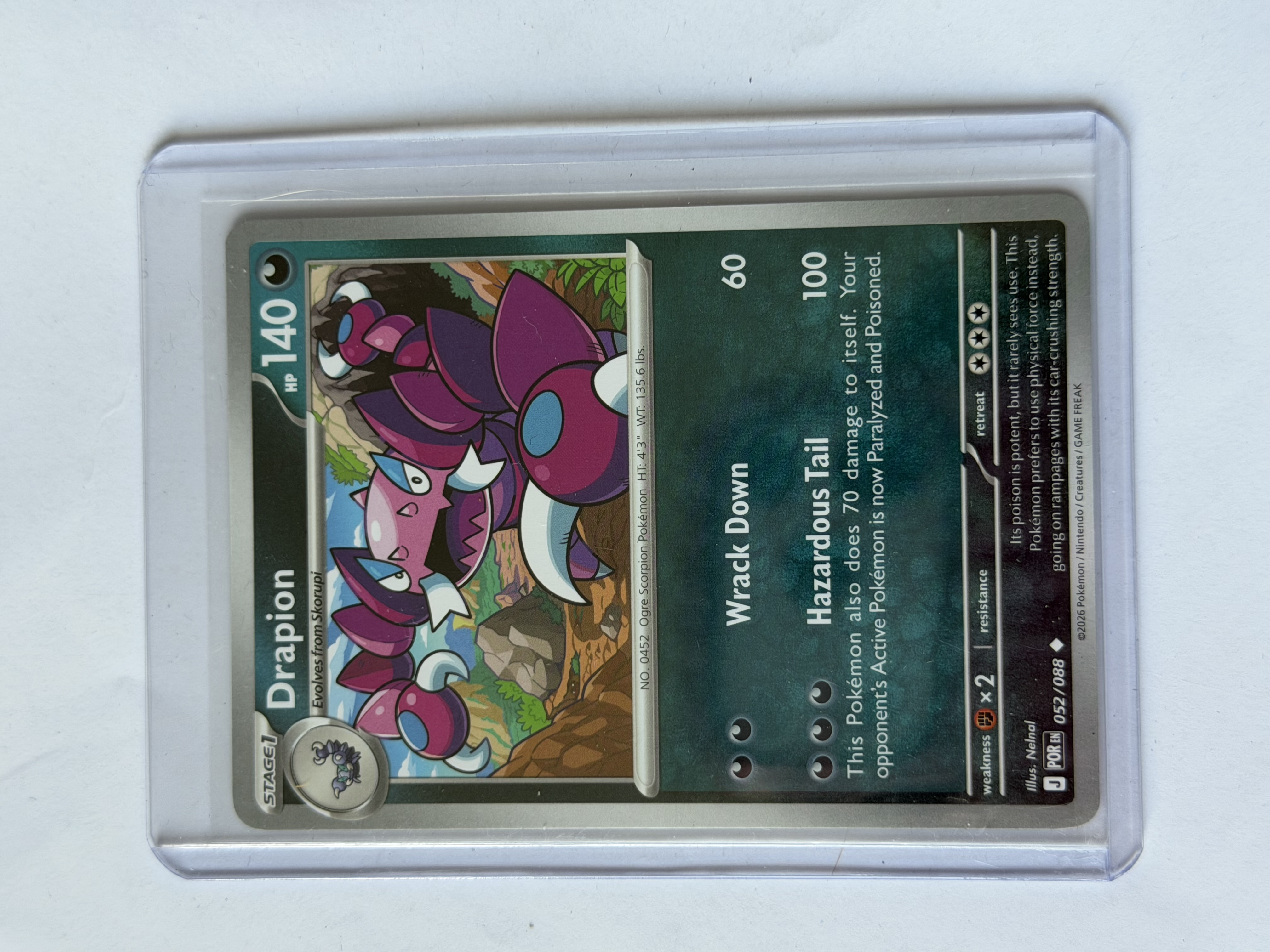 Carta Pokemon Drapion