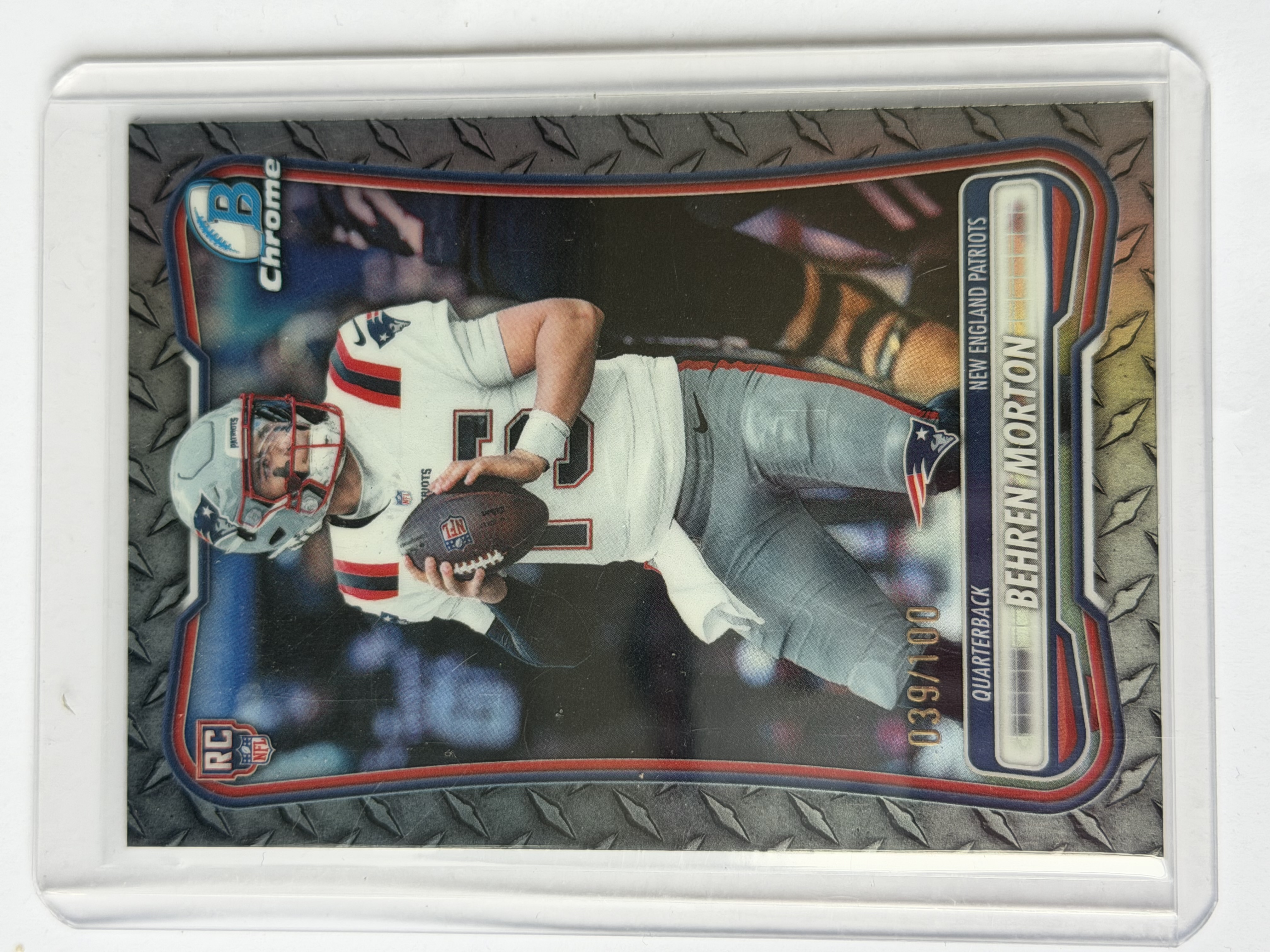 Carta Rookie Behren Morton 39/100