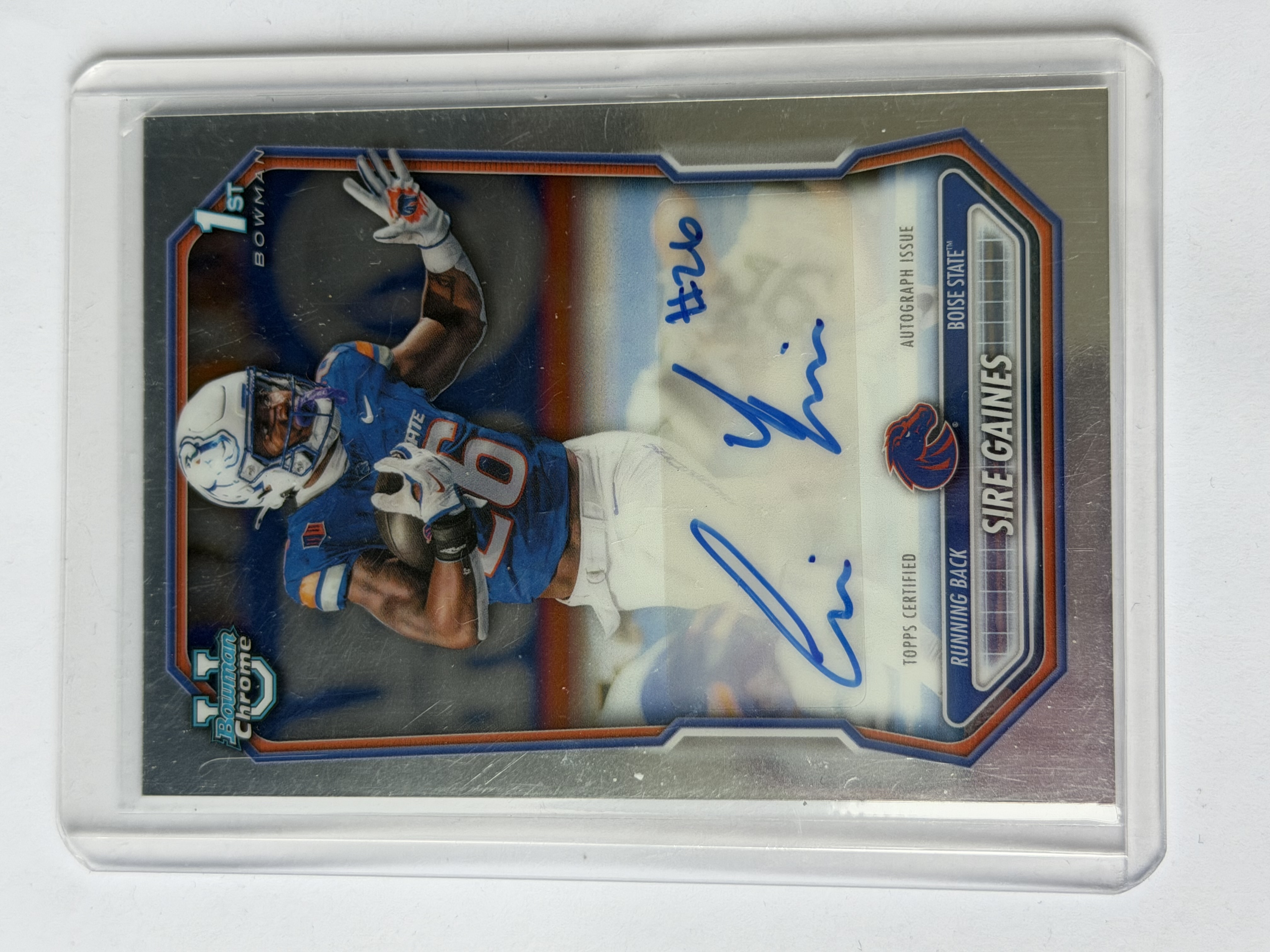 Carta Sire Gaines — 1st Bowman Chrome Autograph #BCPA-SG