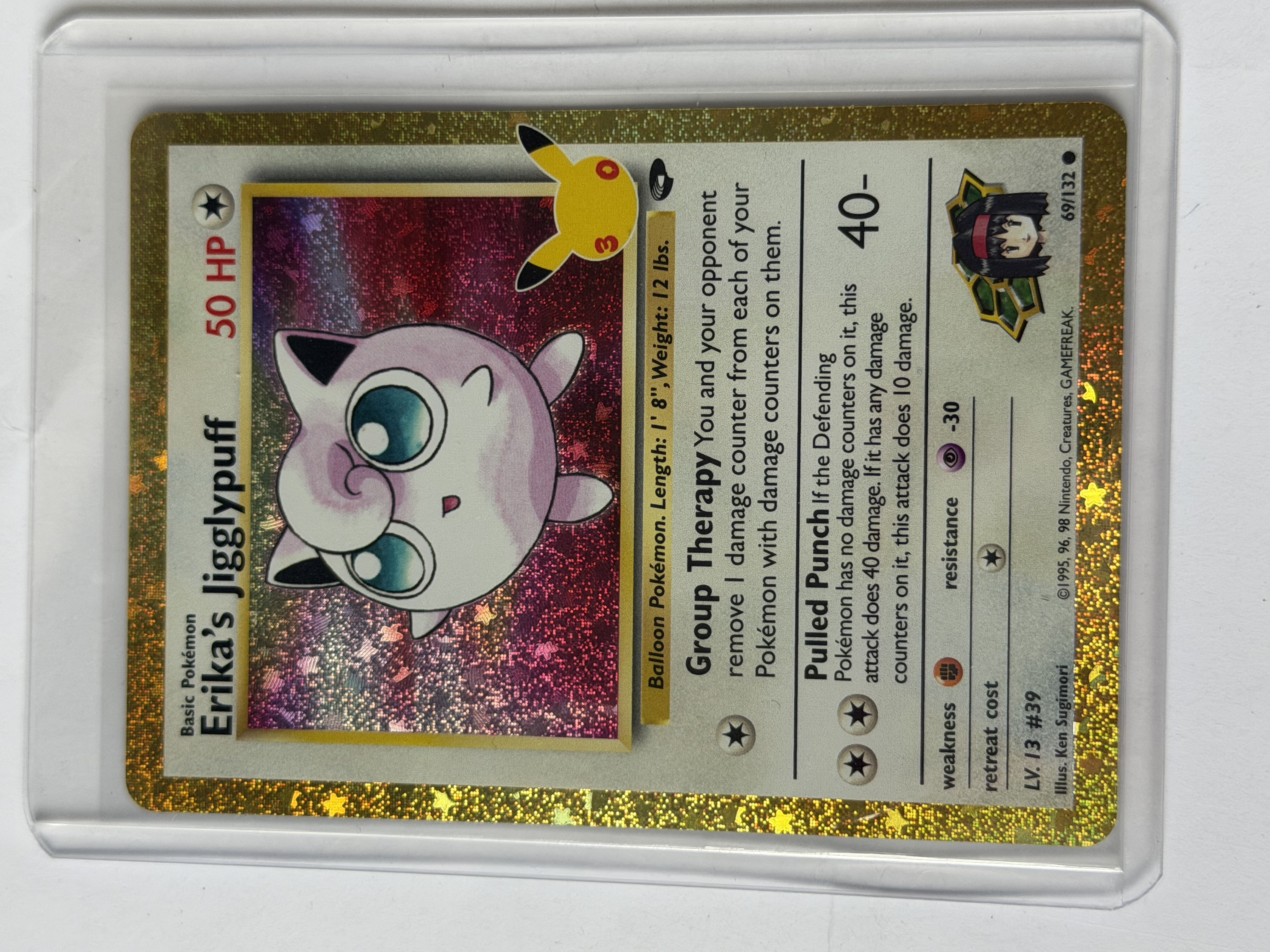 Carta Erika’s Jigglypuff 69/132 — Pokémon 30th Anniversary