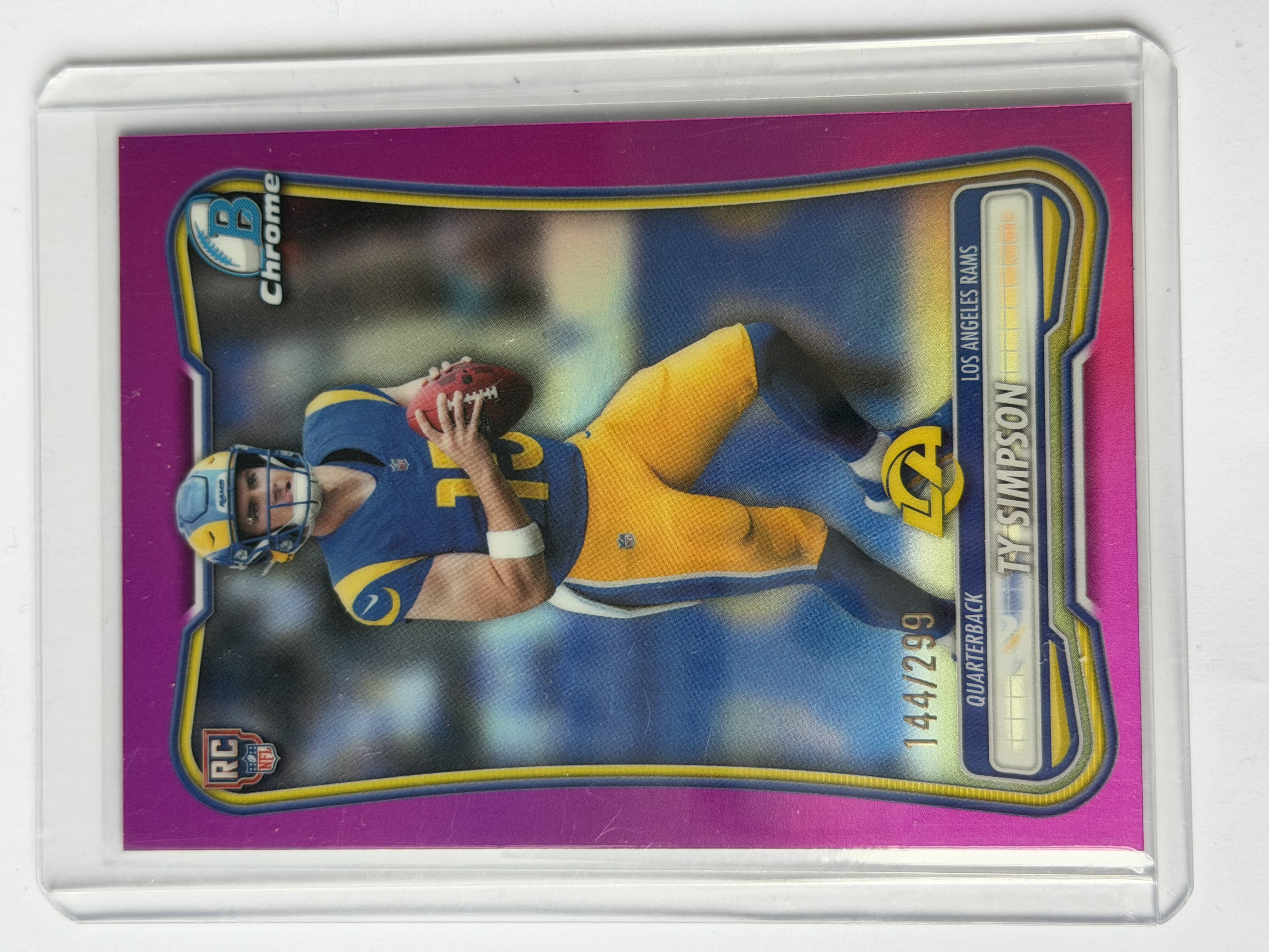 Carta Rookie Ty Simpson 144/299